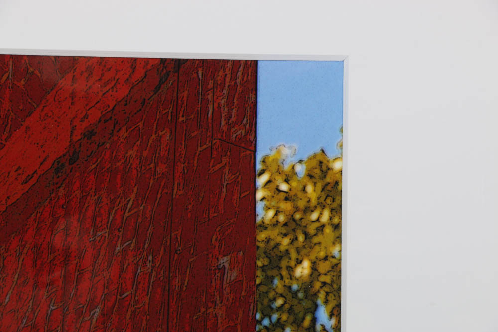 Pair of Ed Behrens Digital Photographs "Rusty Metal" and "Metal Sculpture"