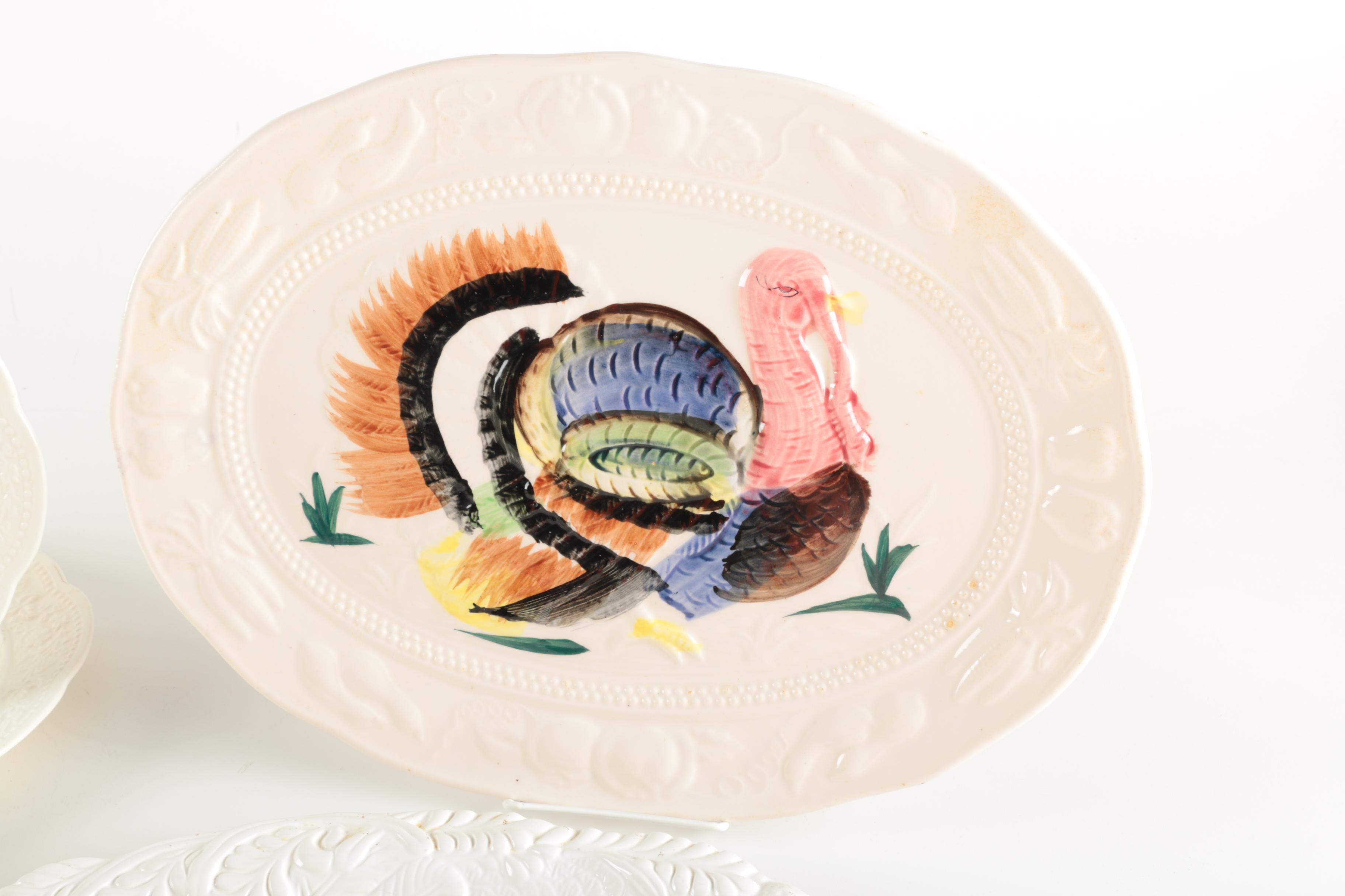 Dinner Serveware Pieces with Edwin M. Knowles