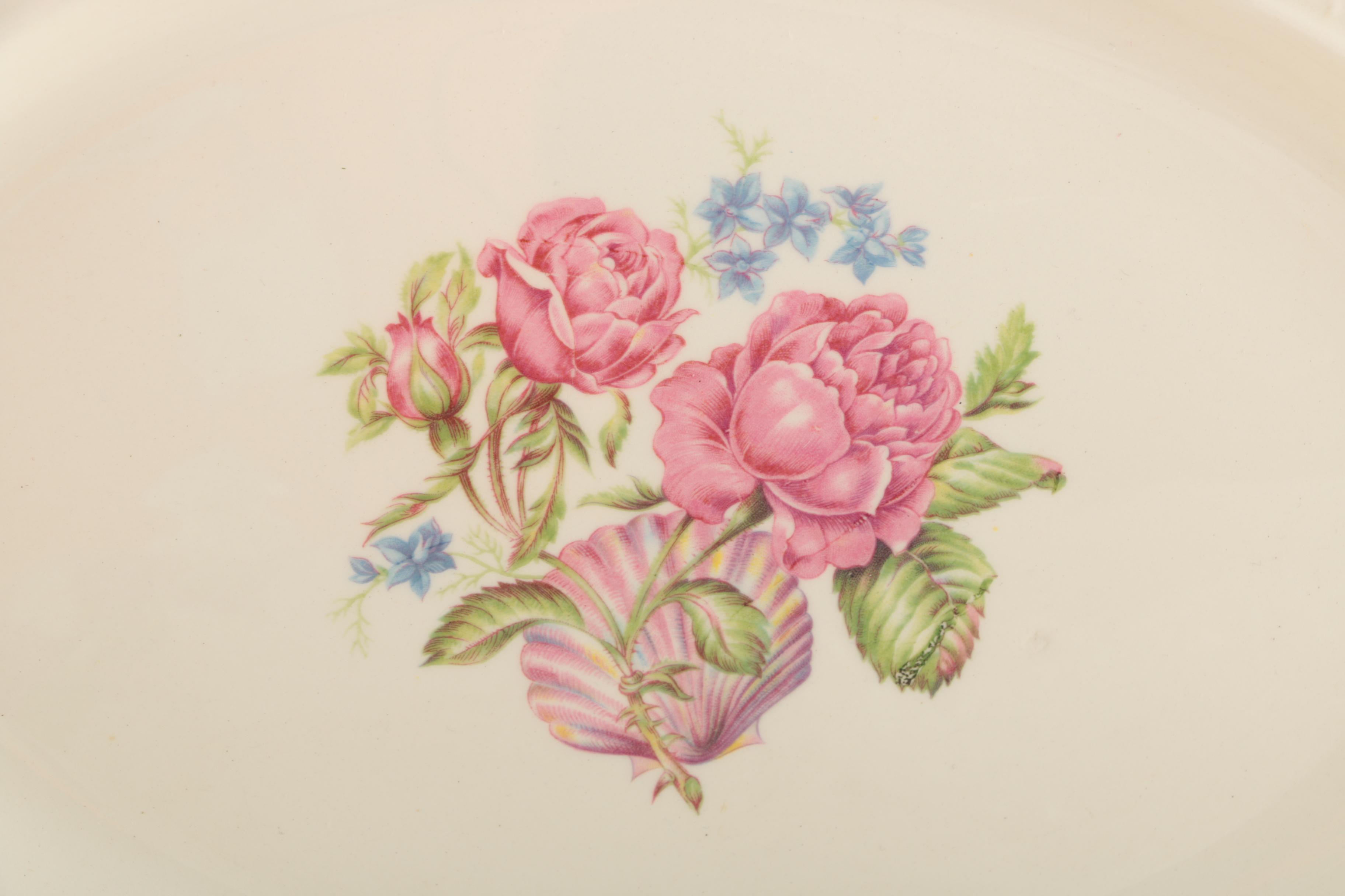 Dinner Serveware Pieces with Edwin M. Knowles