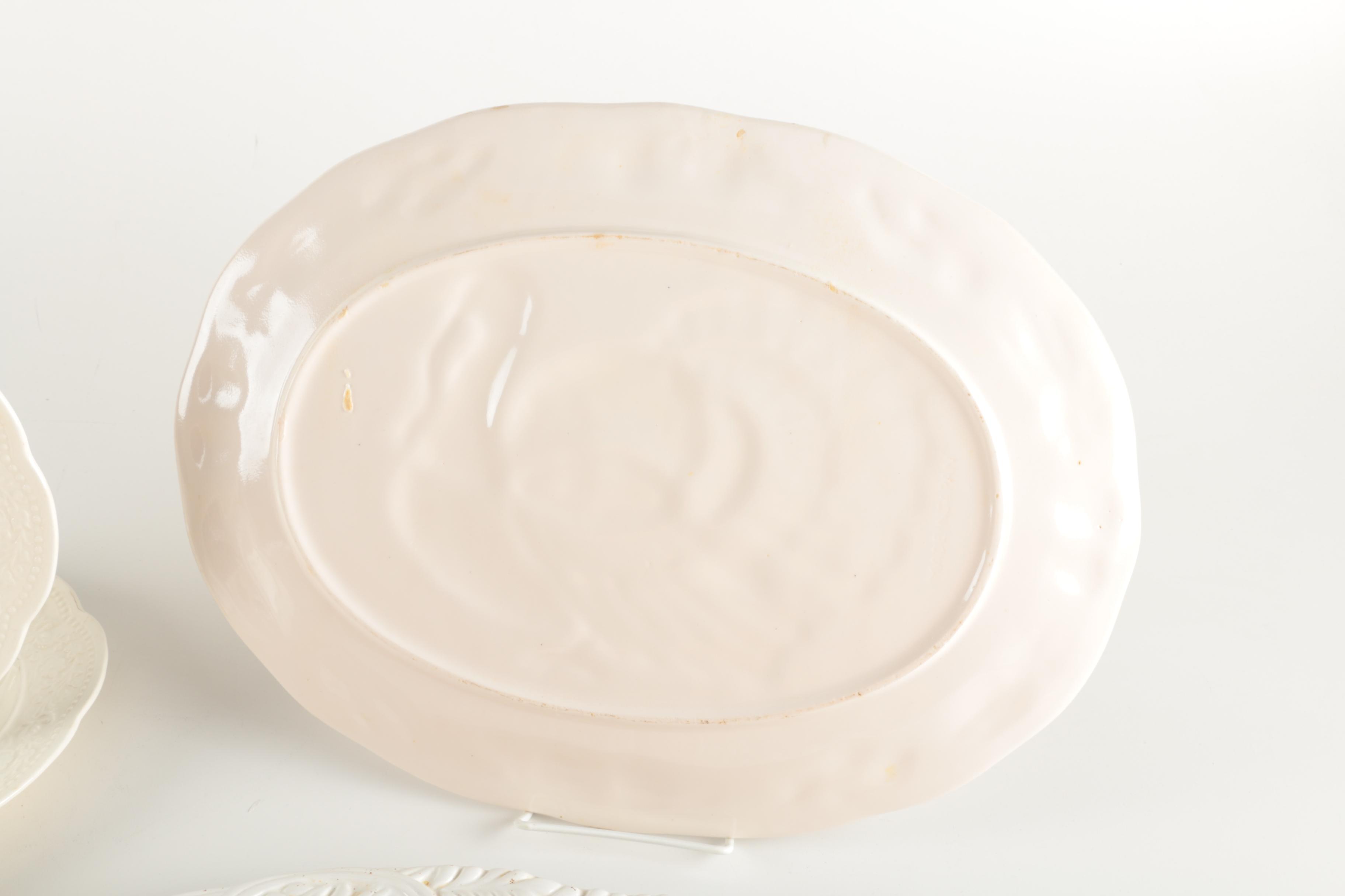 Dinner Serveware Pieces with Edwin M. Knowles