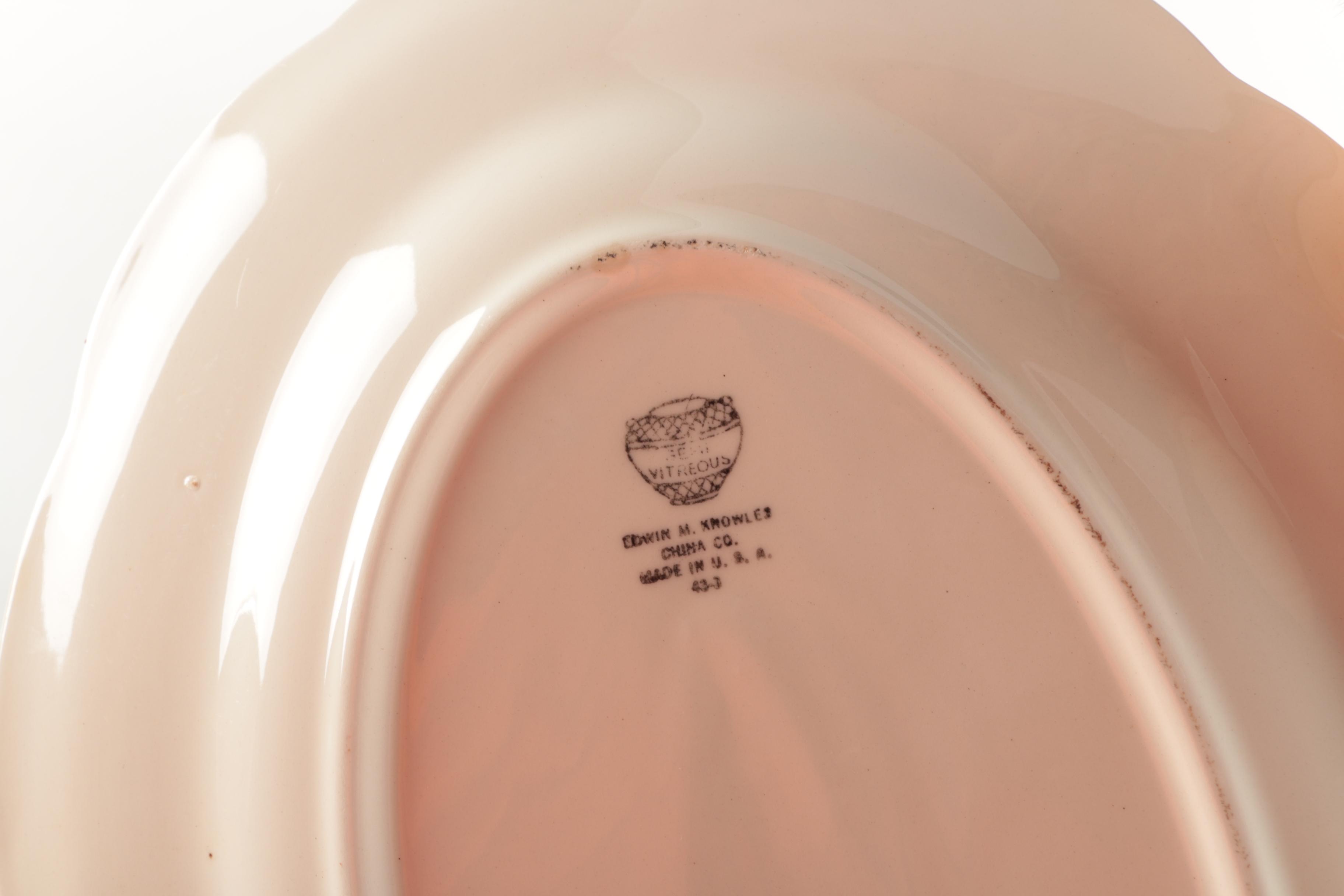 Dinner Serveware Pieces with Edwin M. Knowles