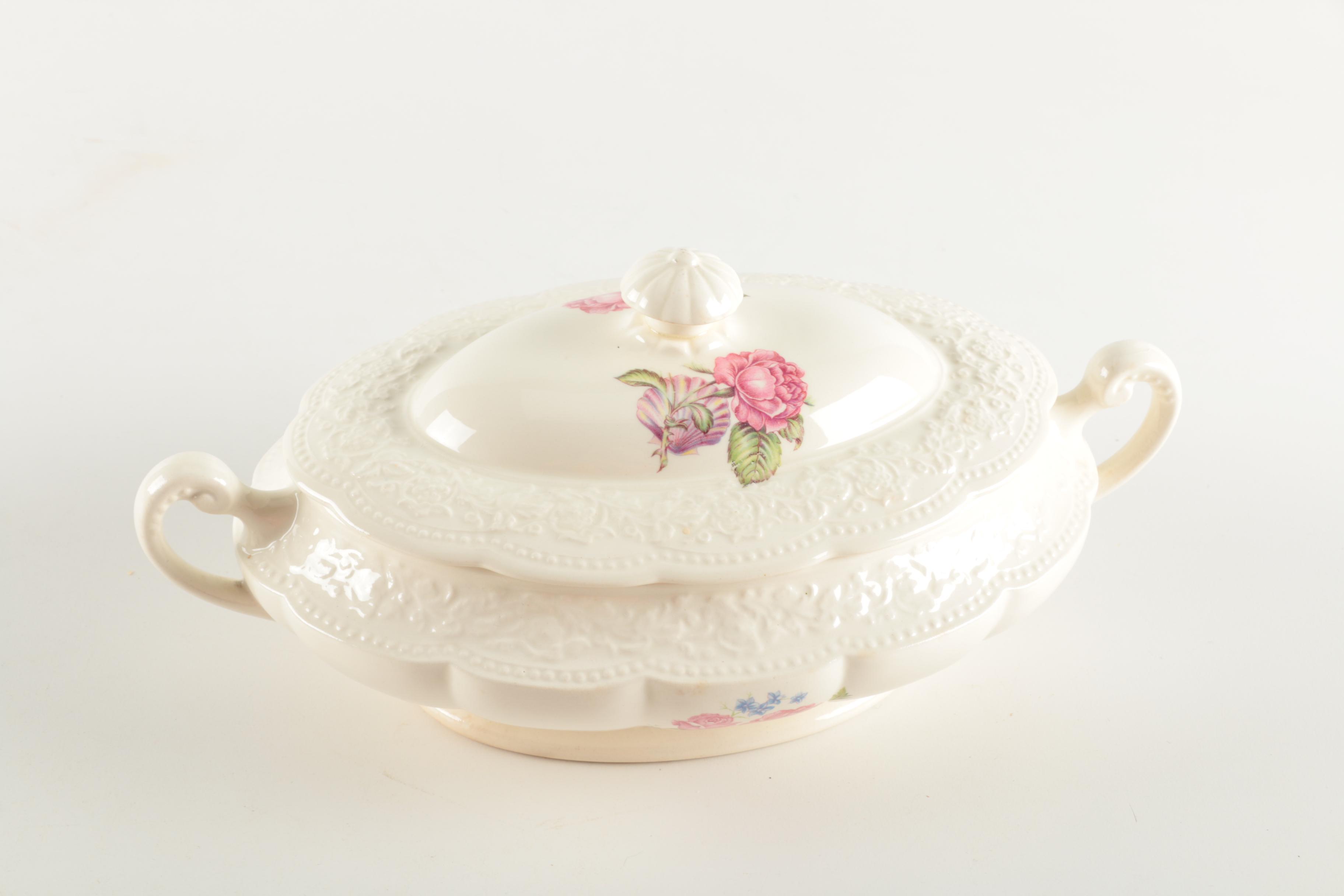 Dinner Serveware Pieces with Edwin M. Knowles