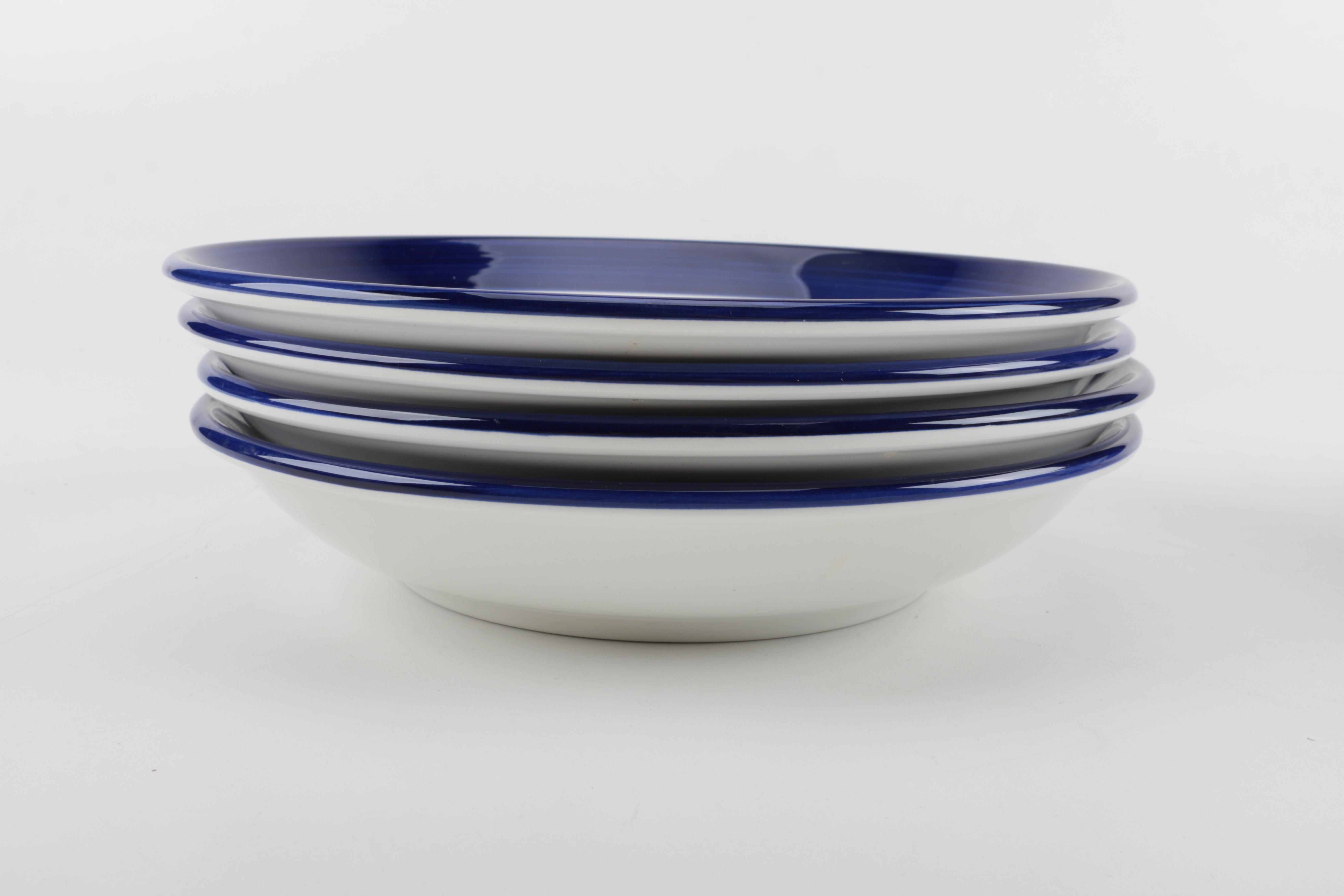 Blue and White Tableware Featuring Over and Back, Inc