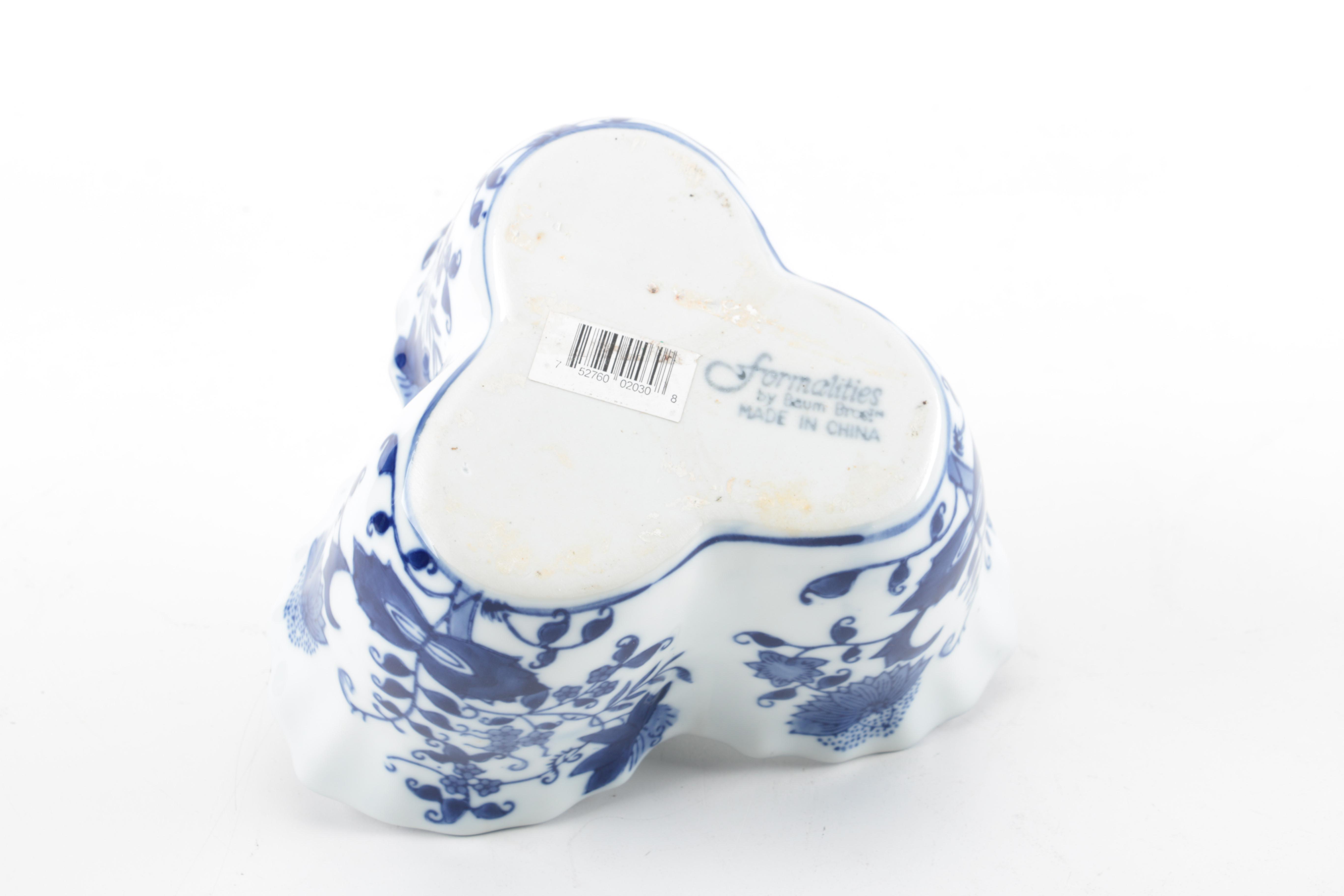 Blue and White Tableware Featuring Over and Back, Inc