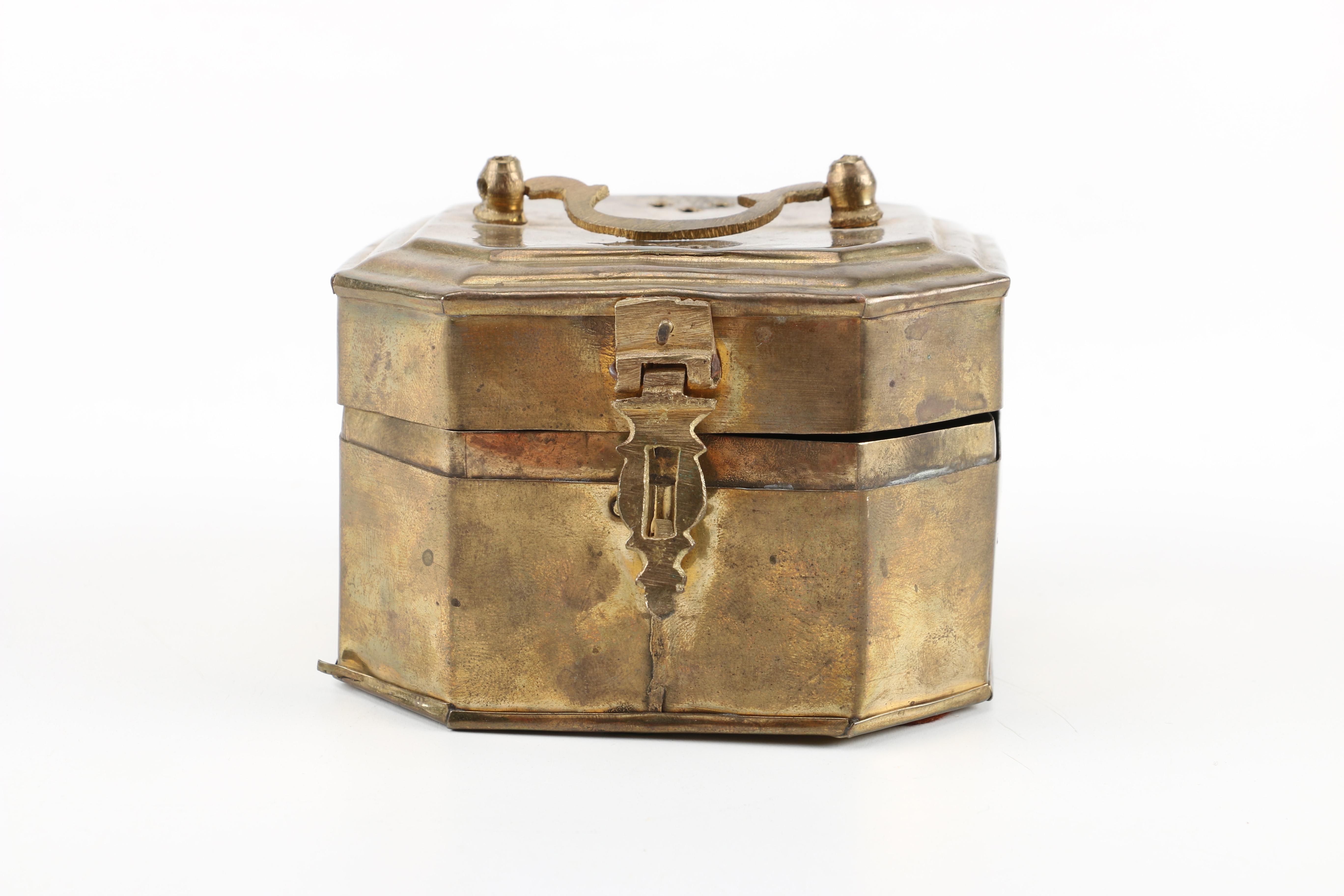 Brass Toned Decor including Haegar Pottery Vase