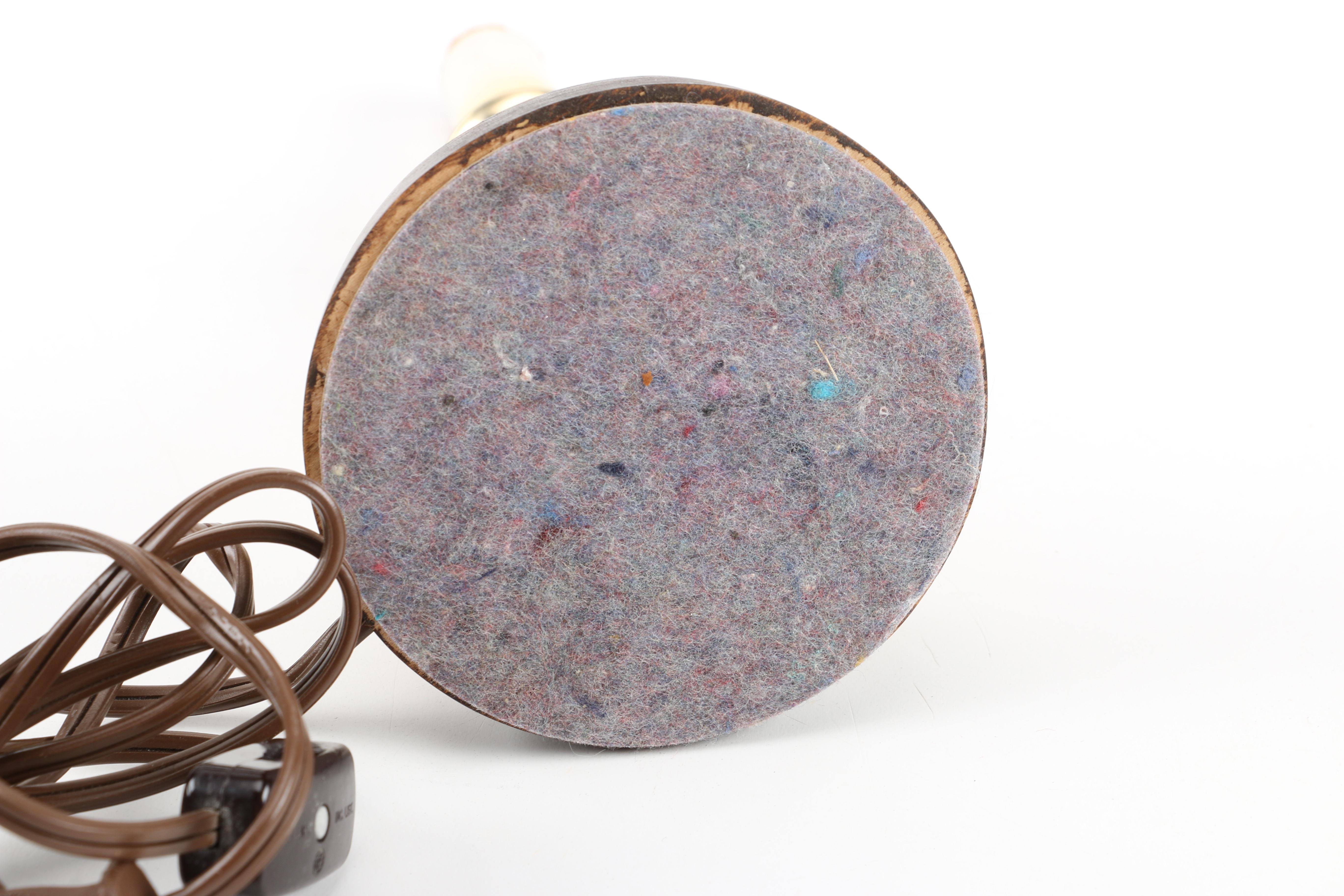 Brass Toned Decor including Haegar Pottery Vase