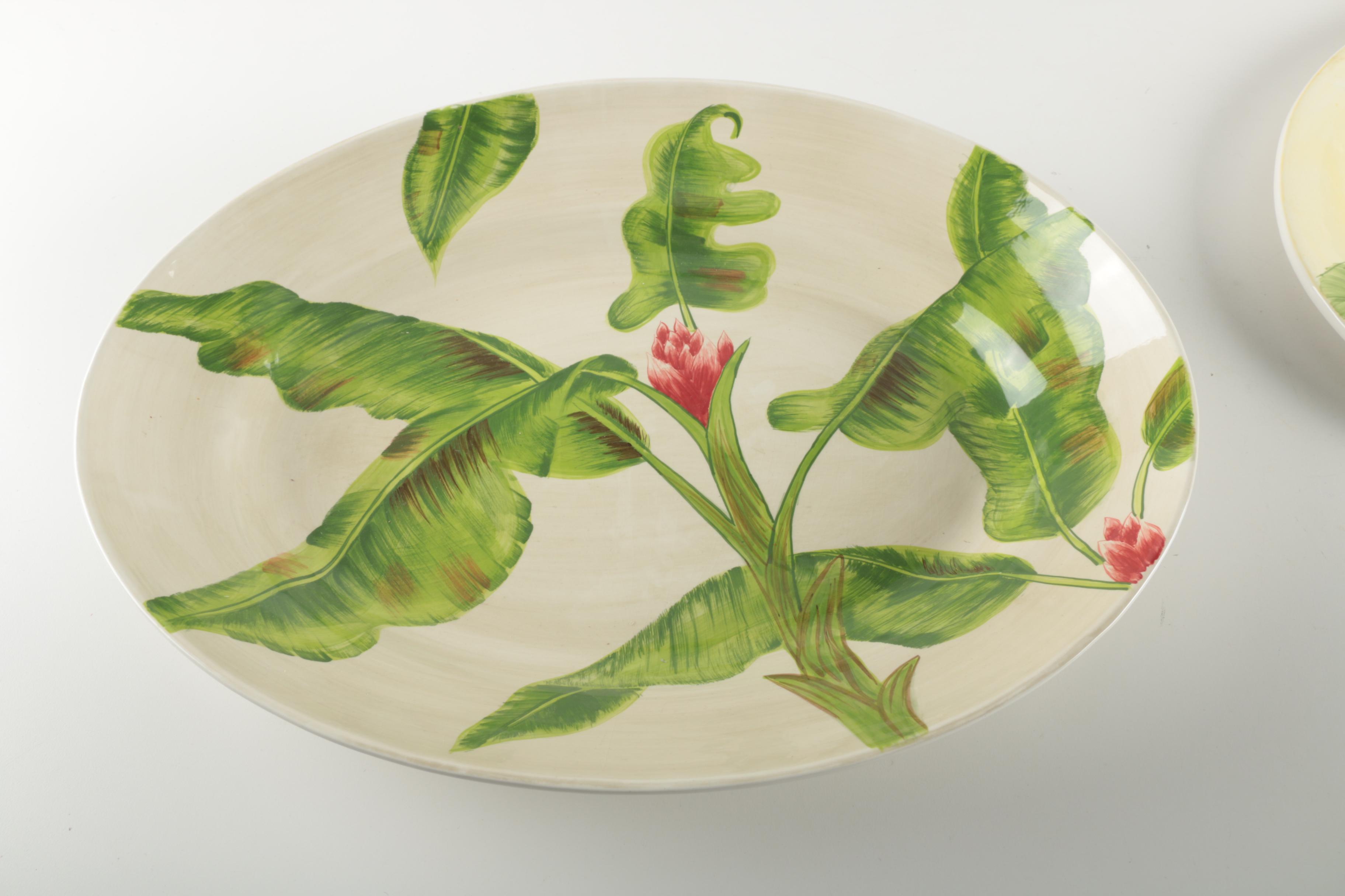 Tropical Themed Serveware
