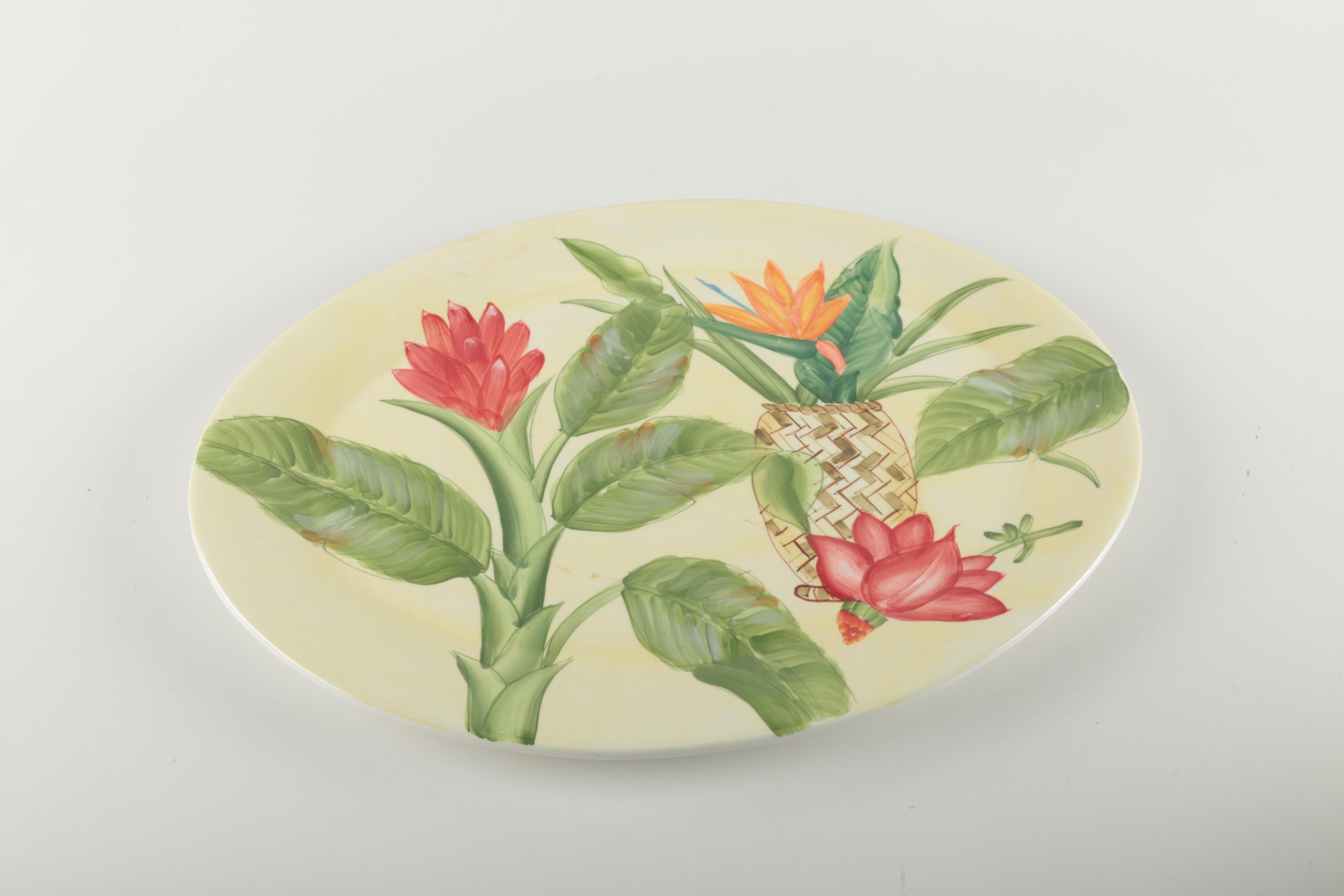 Tropical Themed Serveware