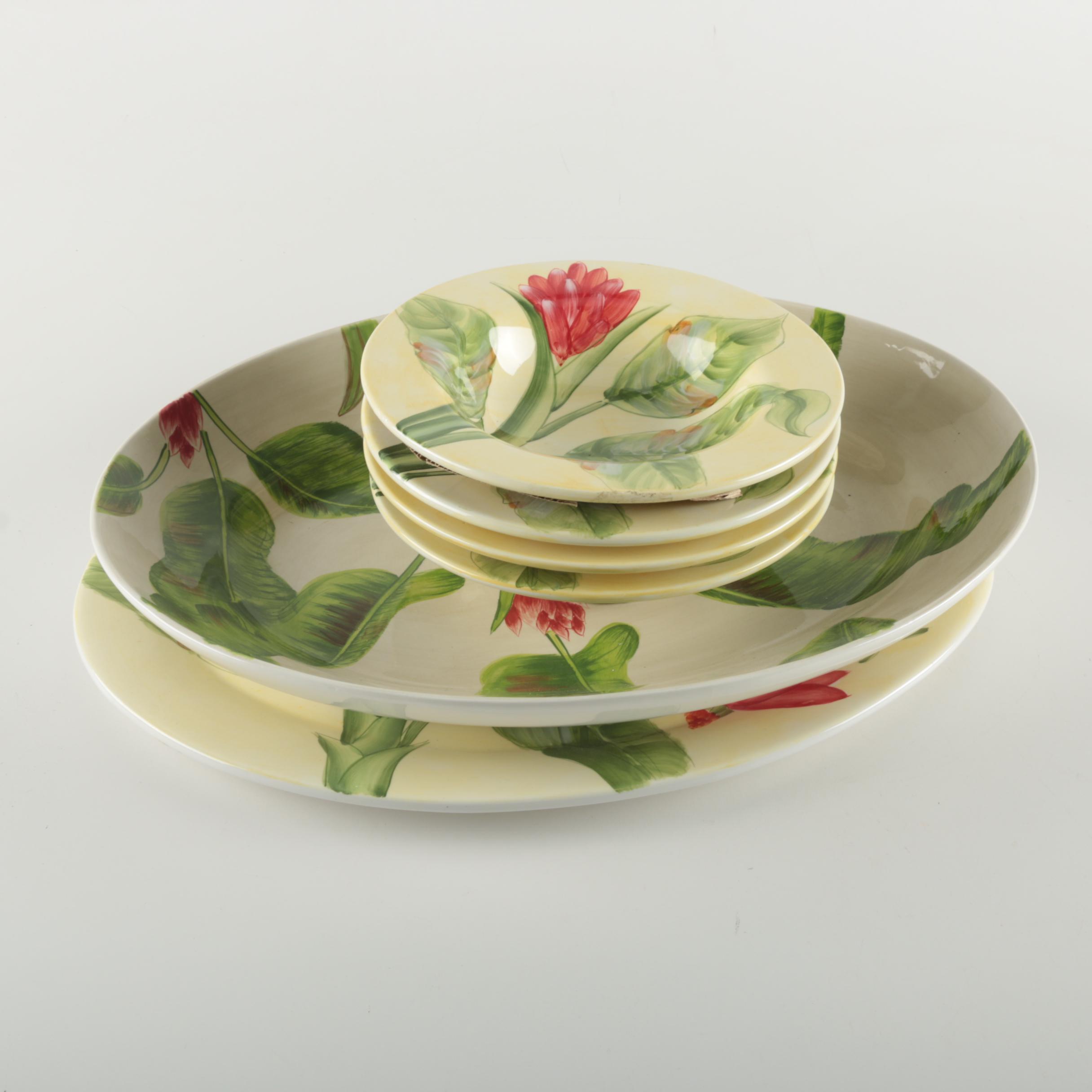 Tropical Themed Serveware