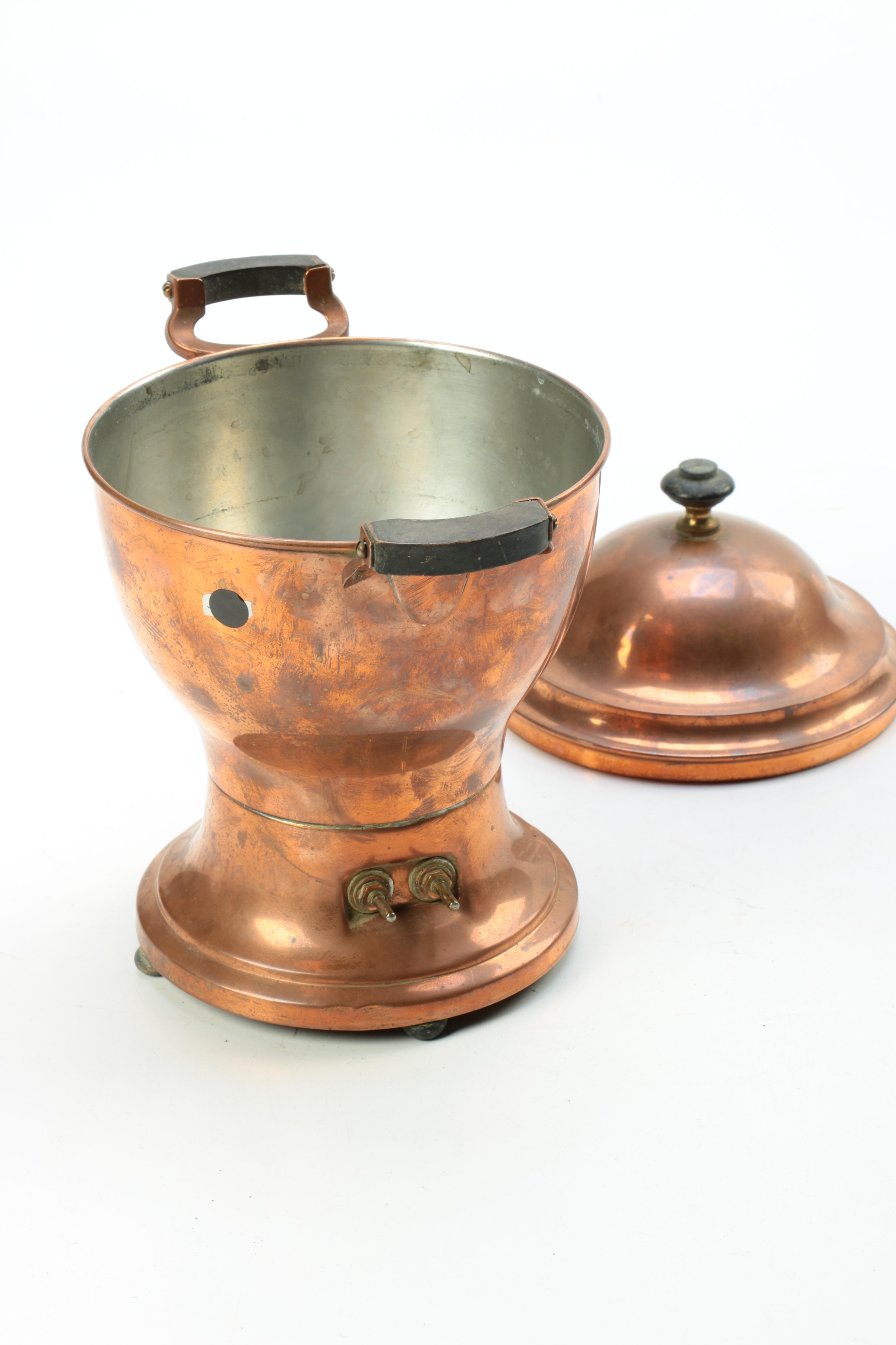 Manning Bowman Percolator and Decorative Cast Metal Urn