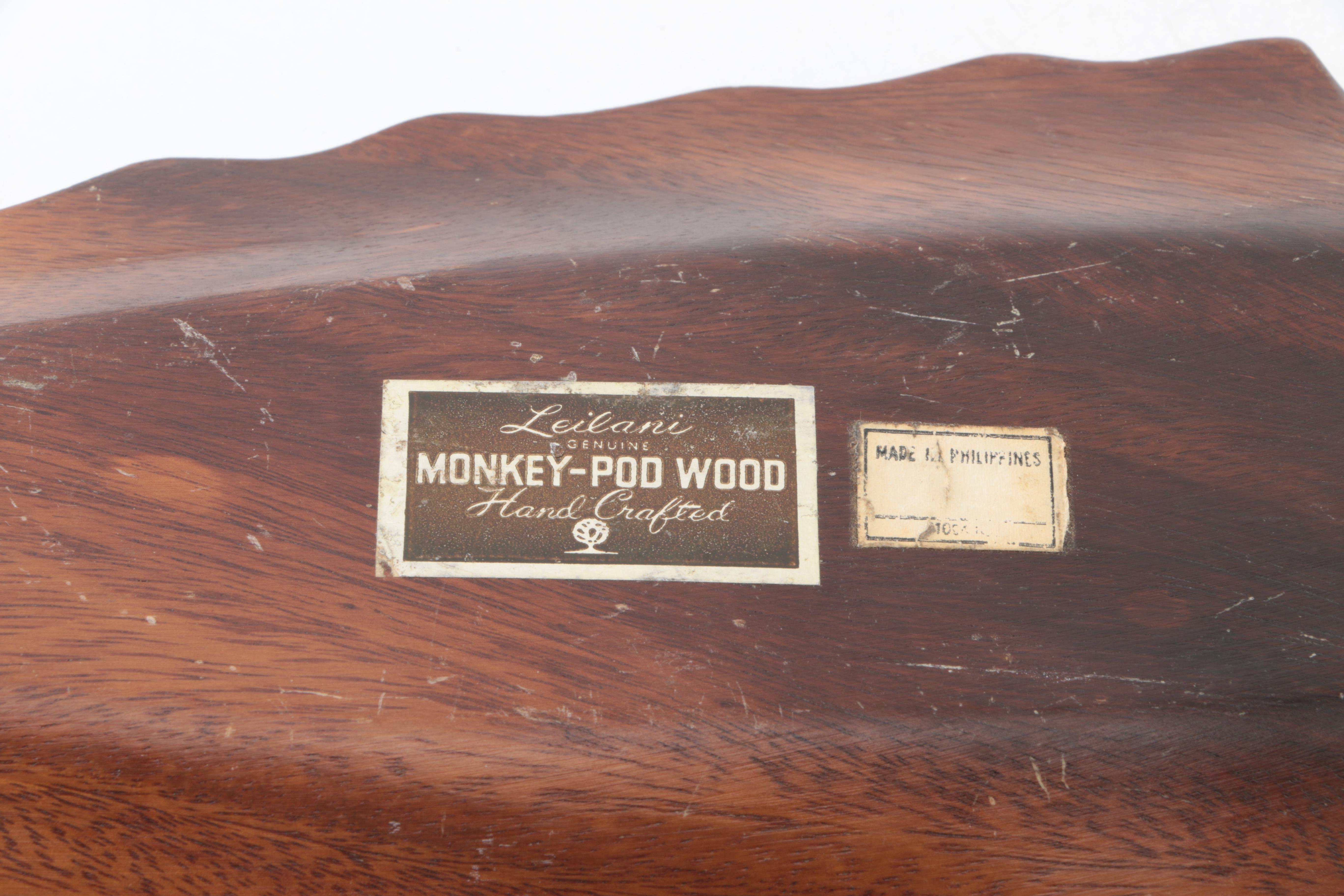 Wooden Table and Serving Ware