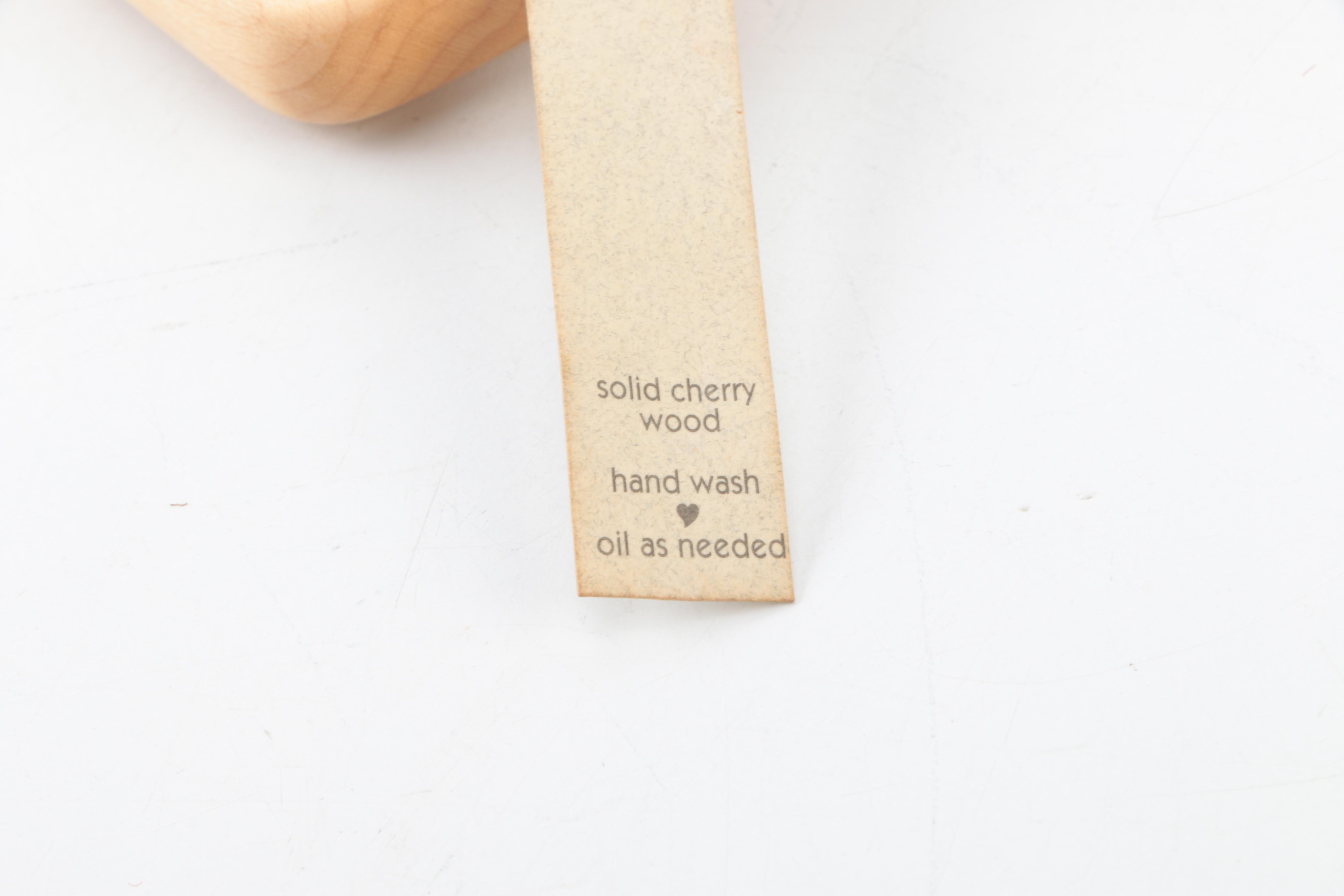 Wooden Table and Serving Ware