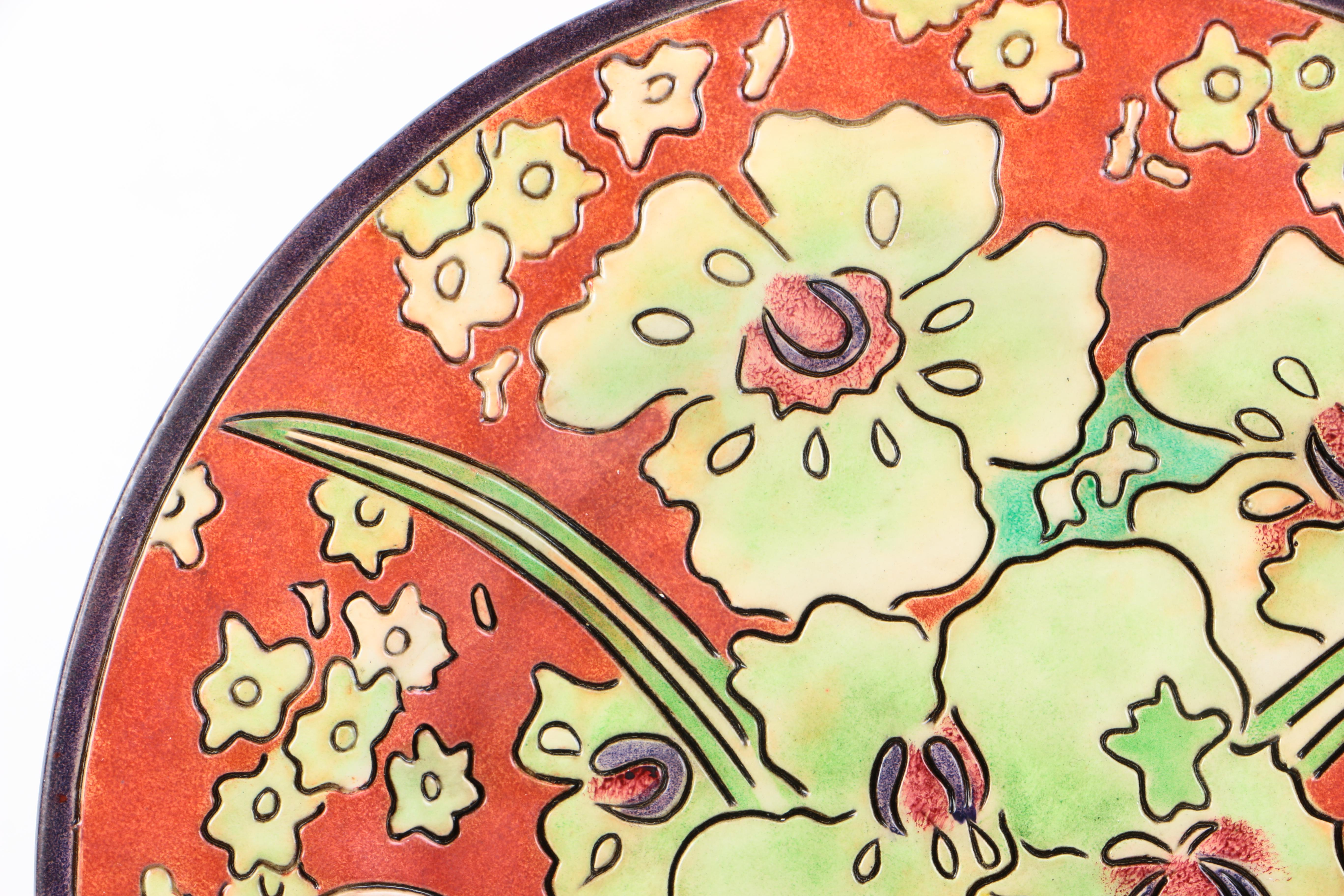 Decorative Ceramic Plates with Stands