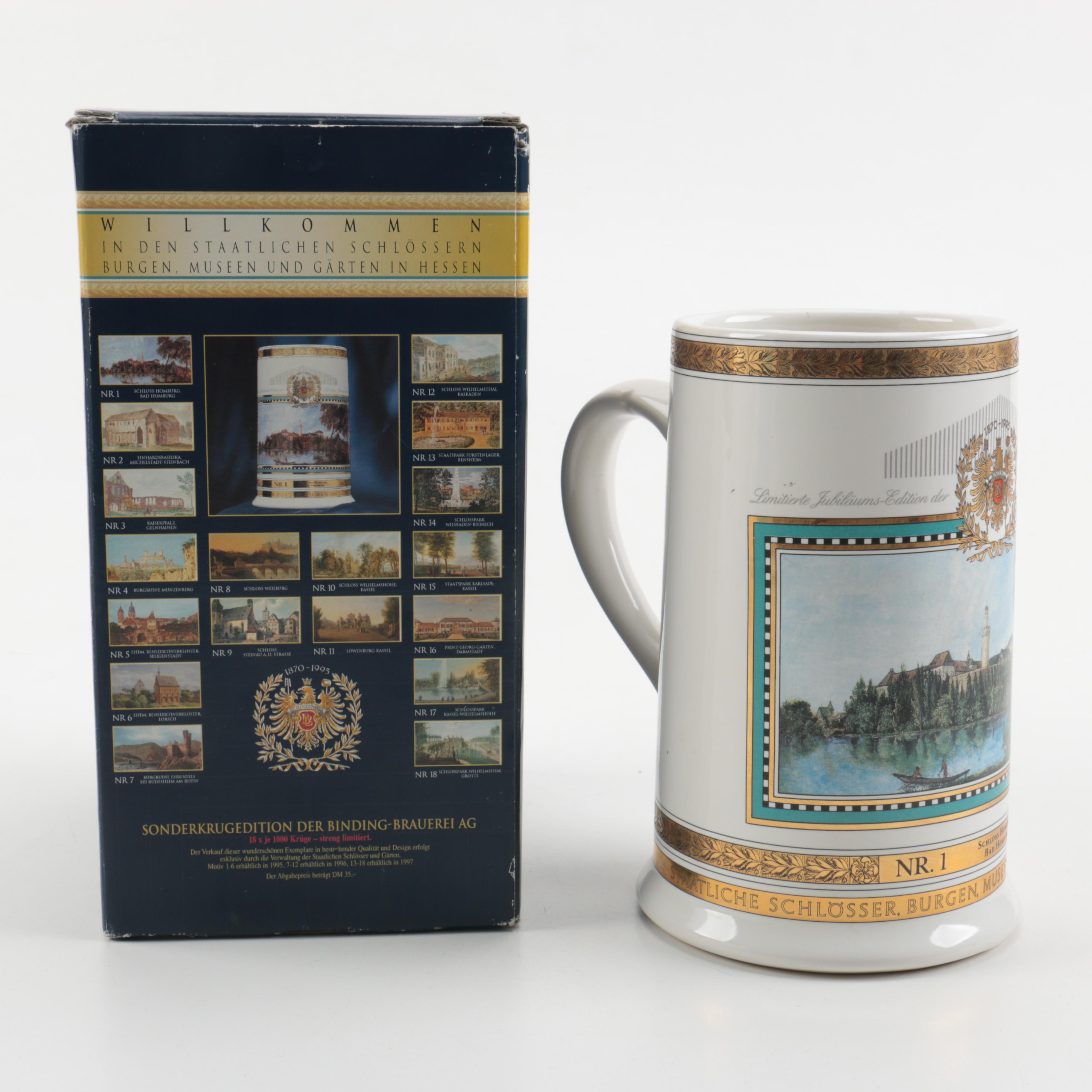 Limited Edition Mug of the White Tower in Bad Homburg, Germany