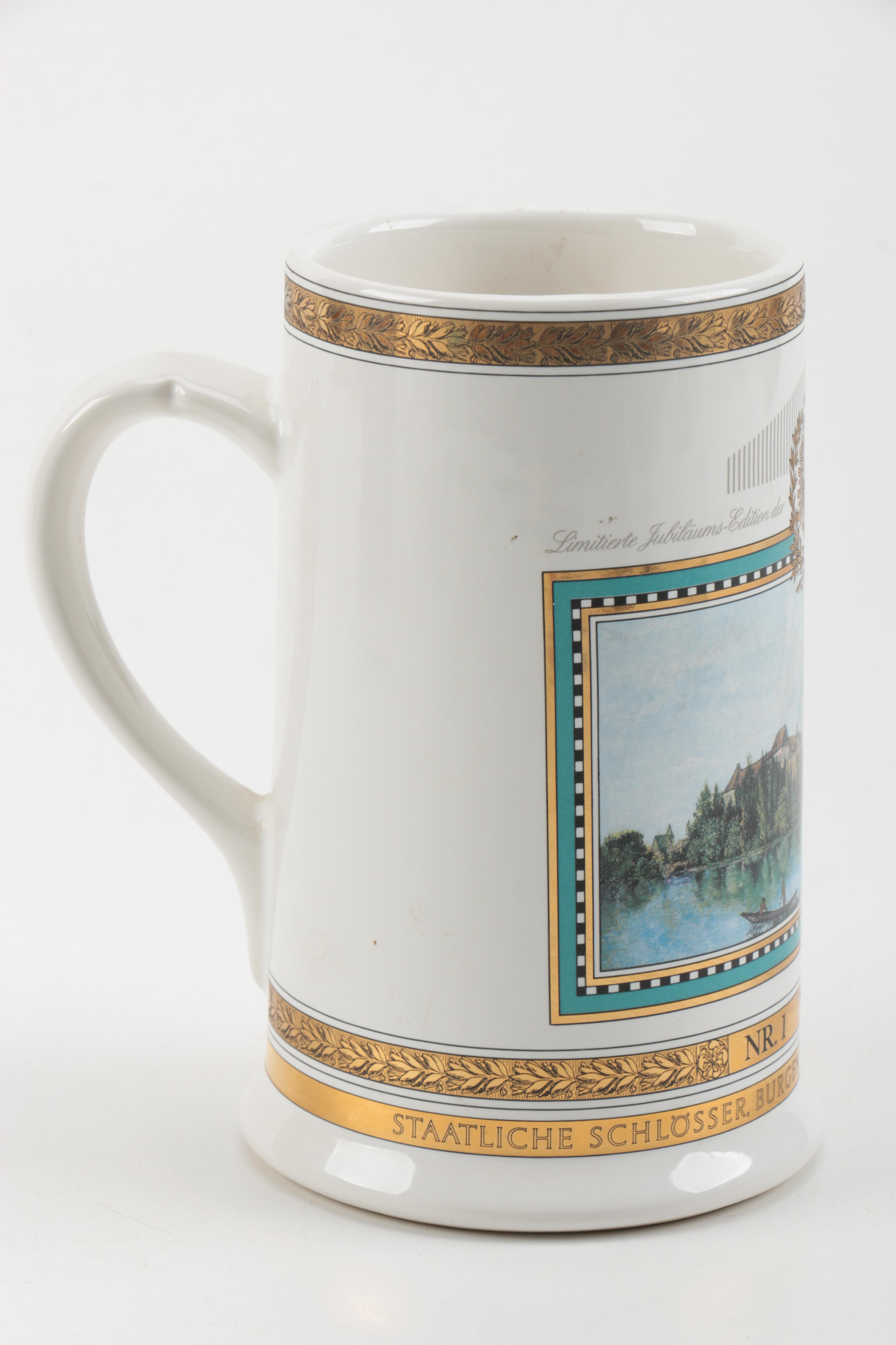 Limited Edition Mug of the White Tower in Bad Homburg, Germany