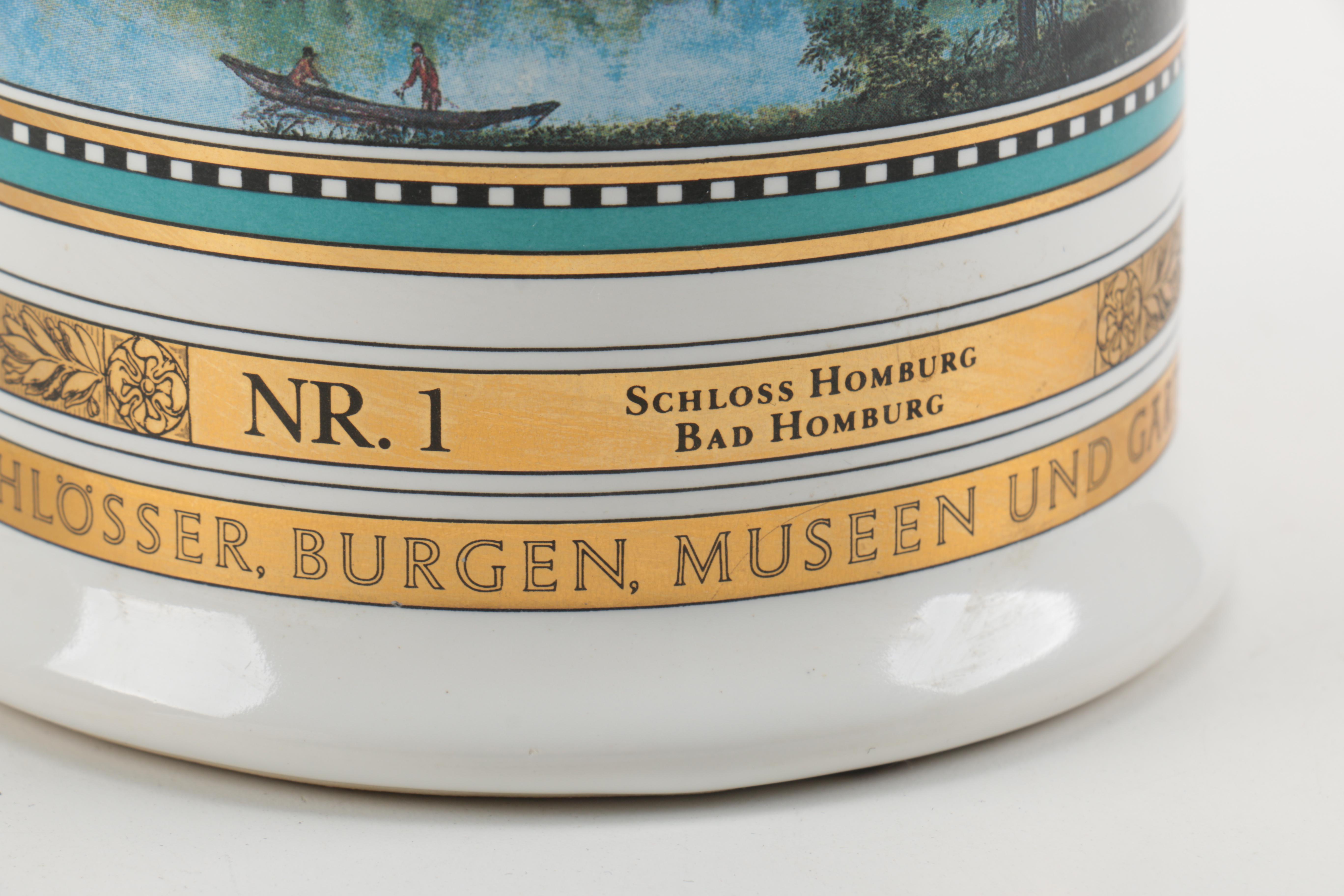 Limited Edition Mug of the White Tower in Bad Homburg, Germany