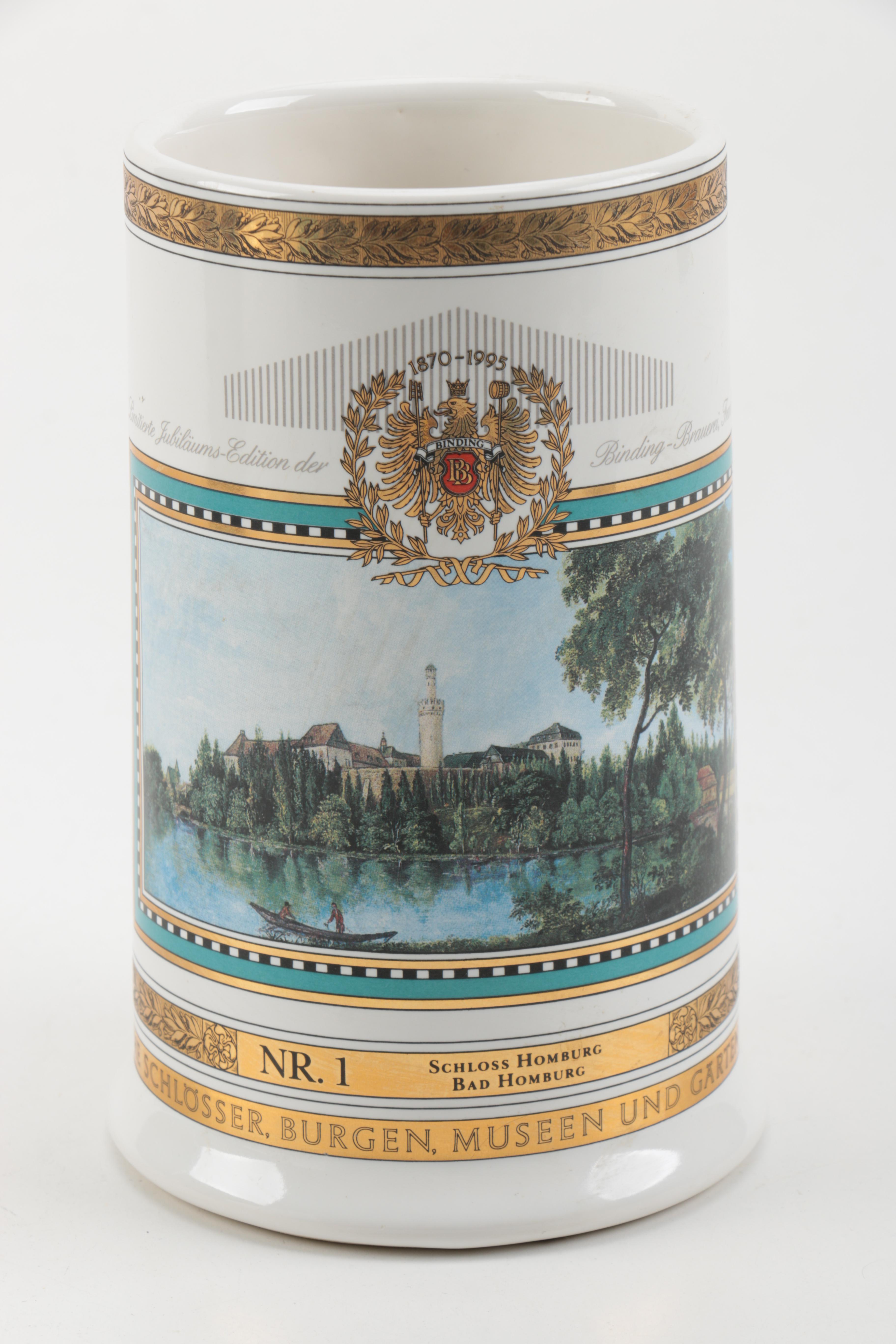 Limited Edition Mug of the White Tower in Bad Homburg, Germany