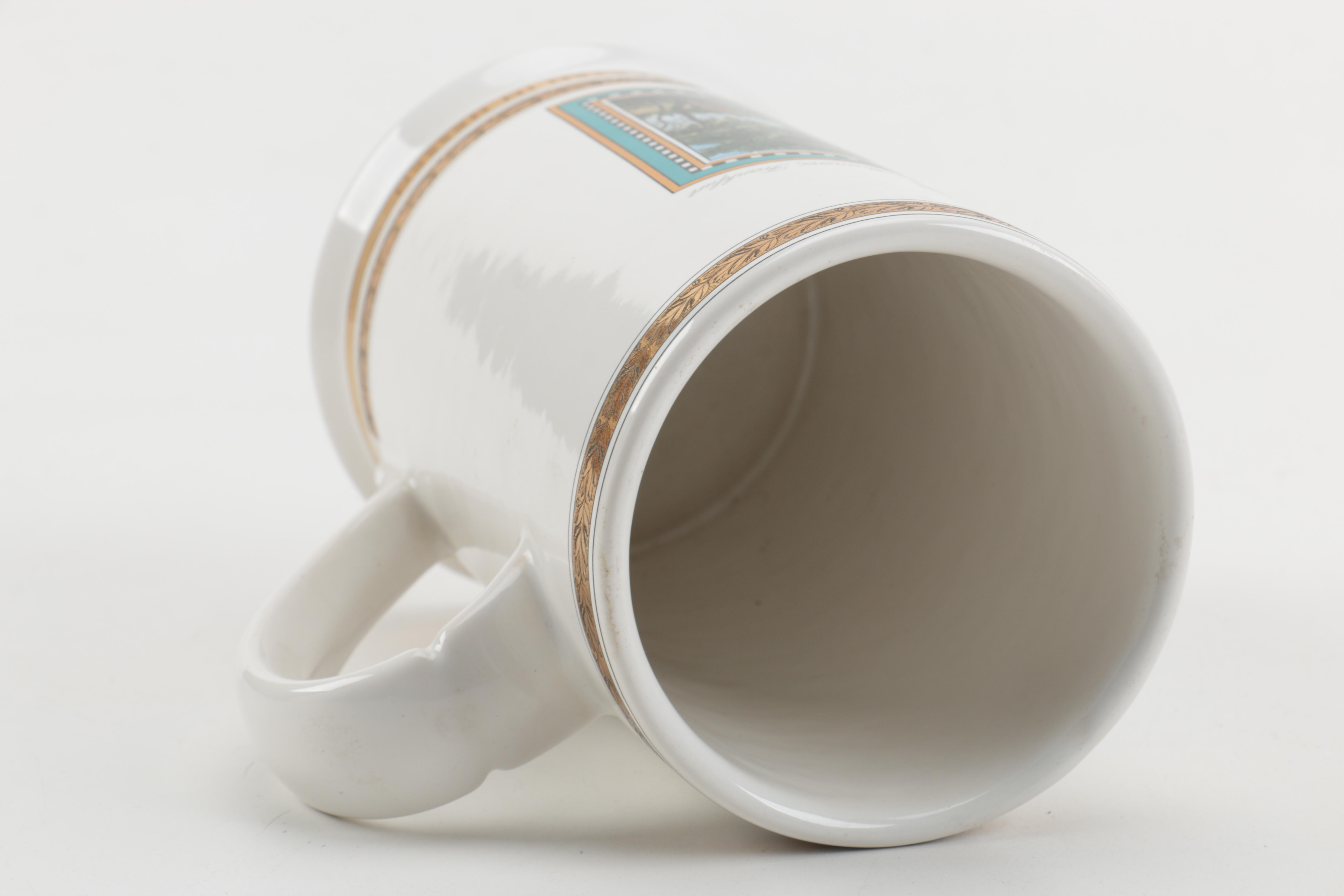 Limited Edition Mug of the White Tower in Bad Homburg, Germany