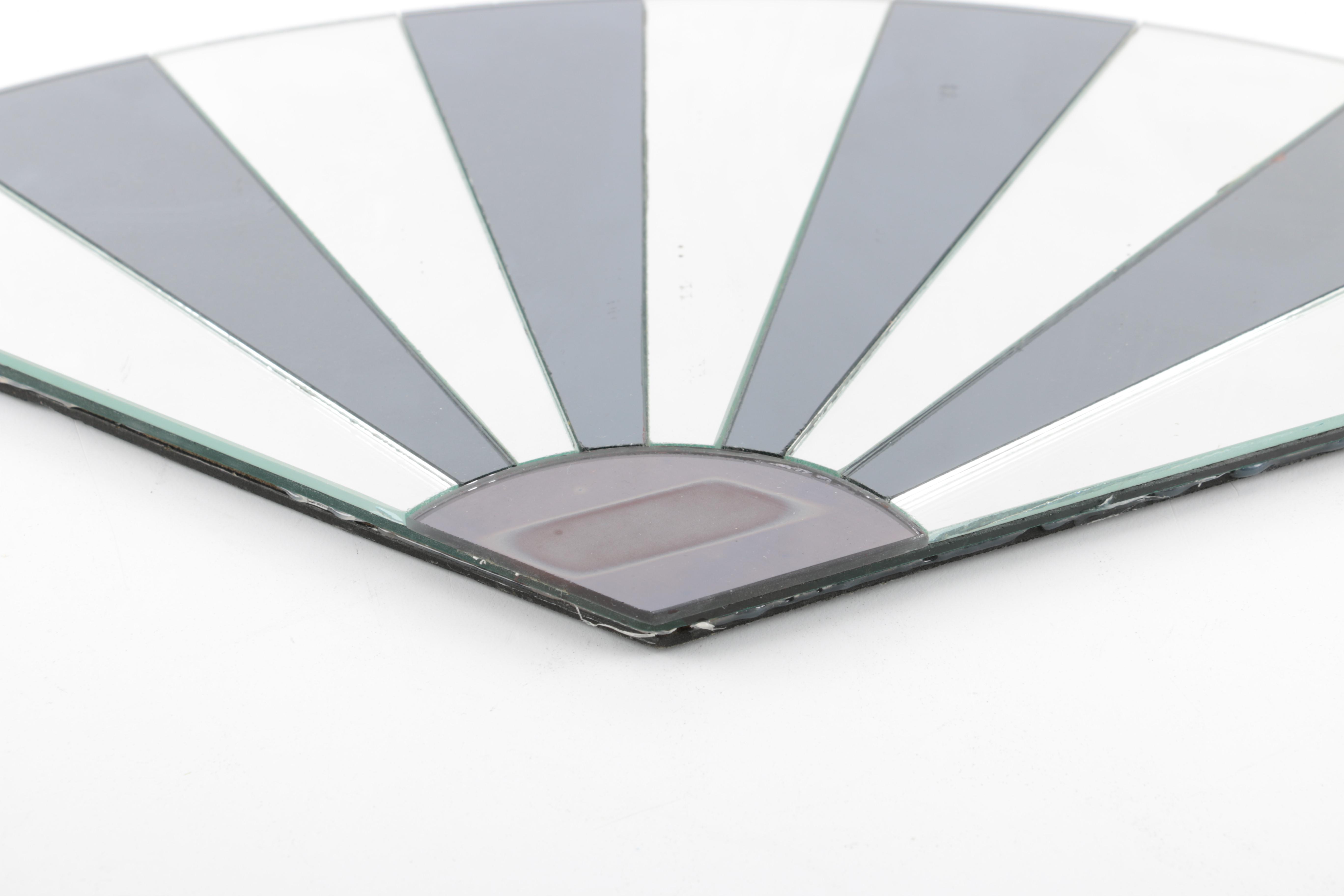 Fan Style Mirrored Wall Hanging
