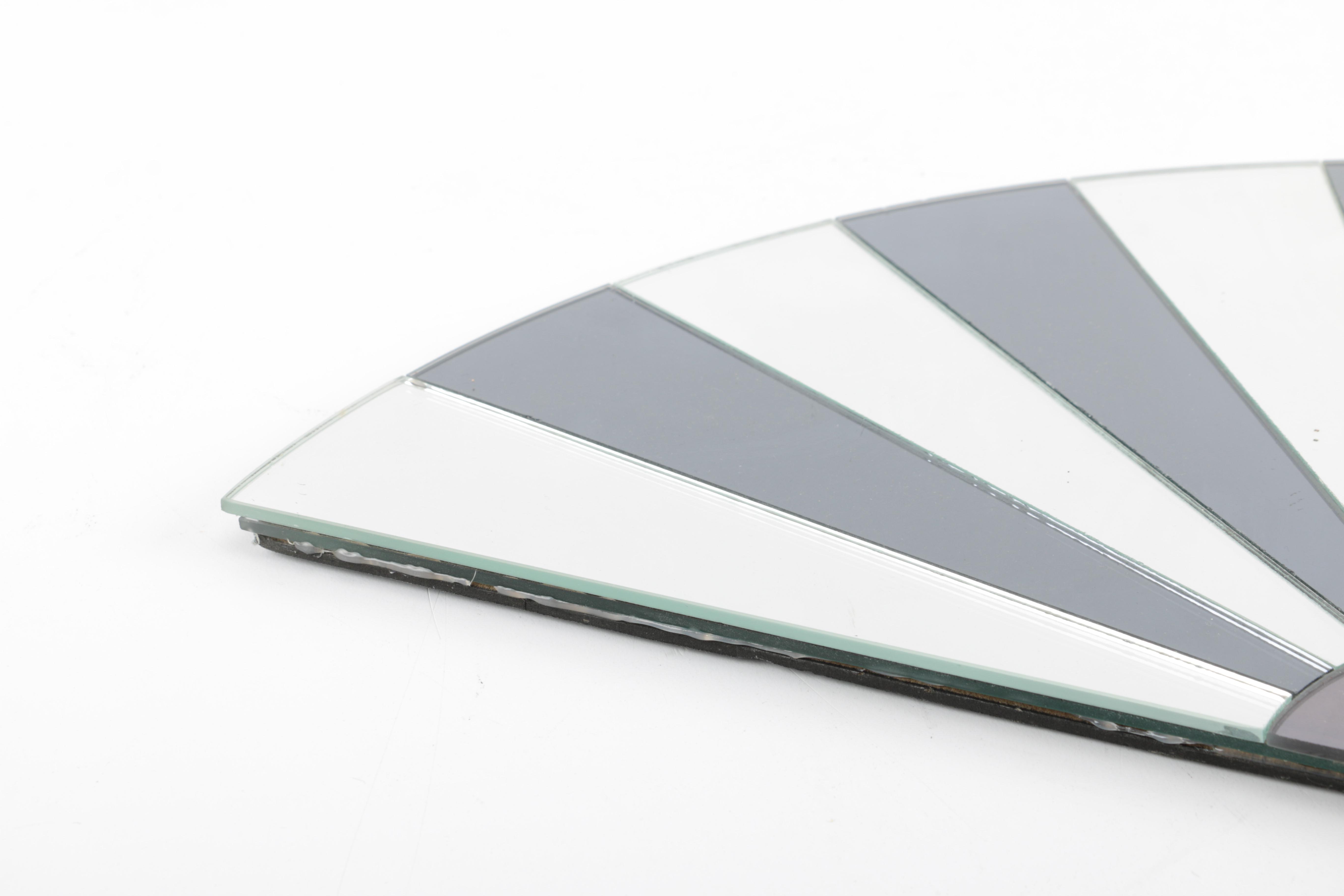 Fan Style Mirrored Wall Hanging