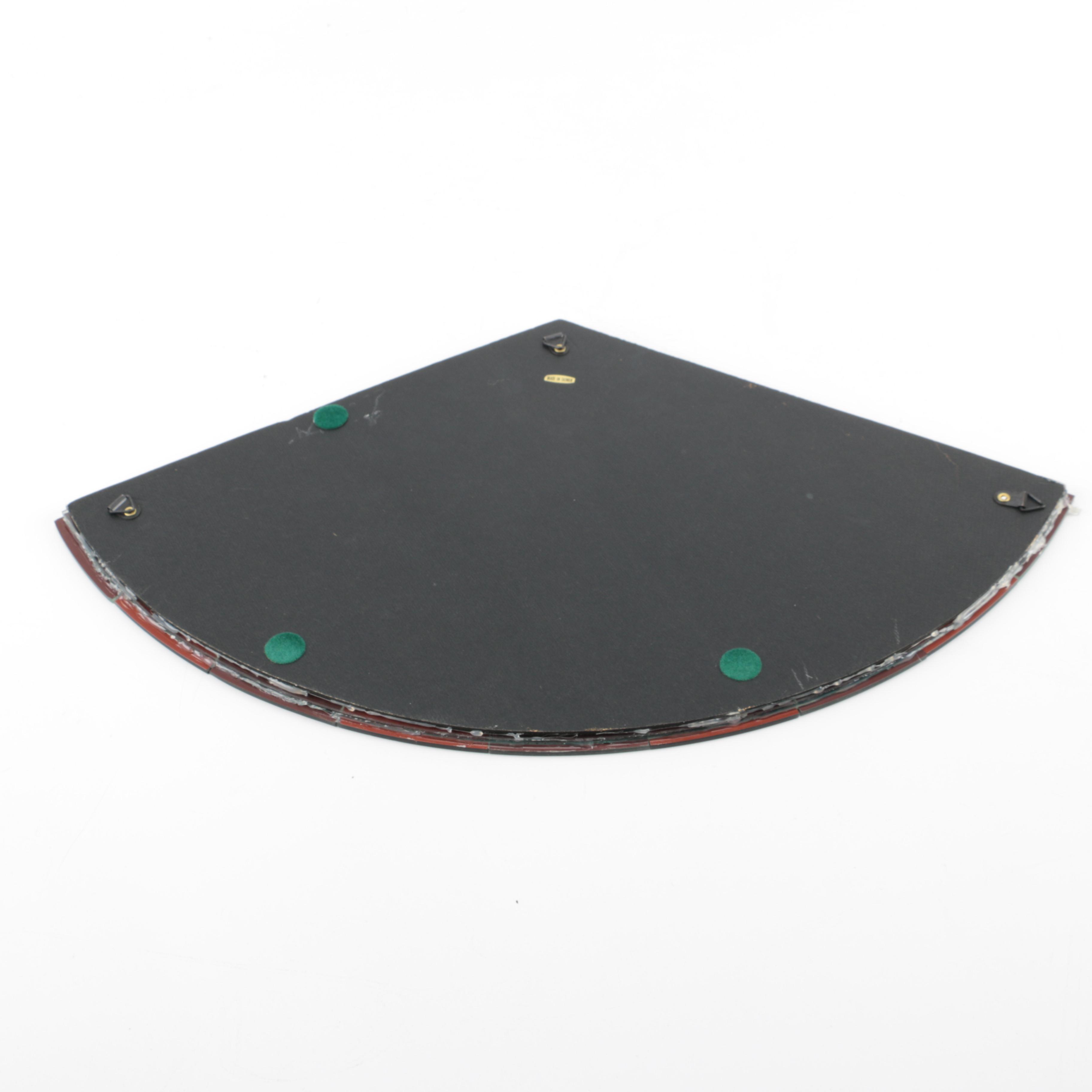 Fan Style Mirrored Wall Hanging