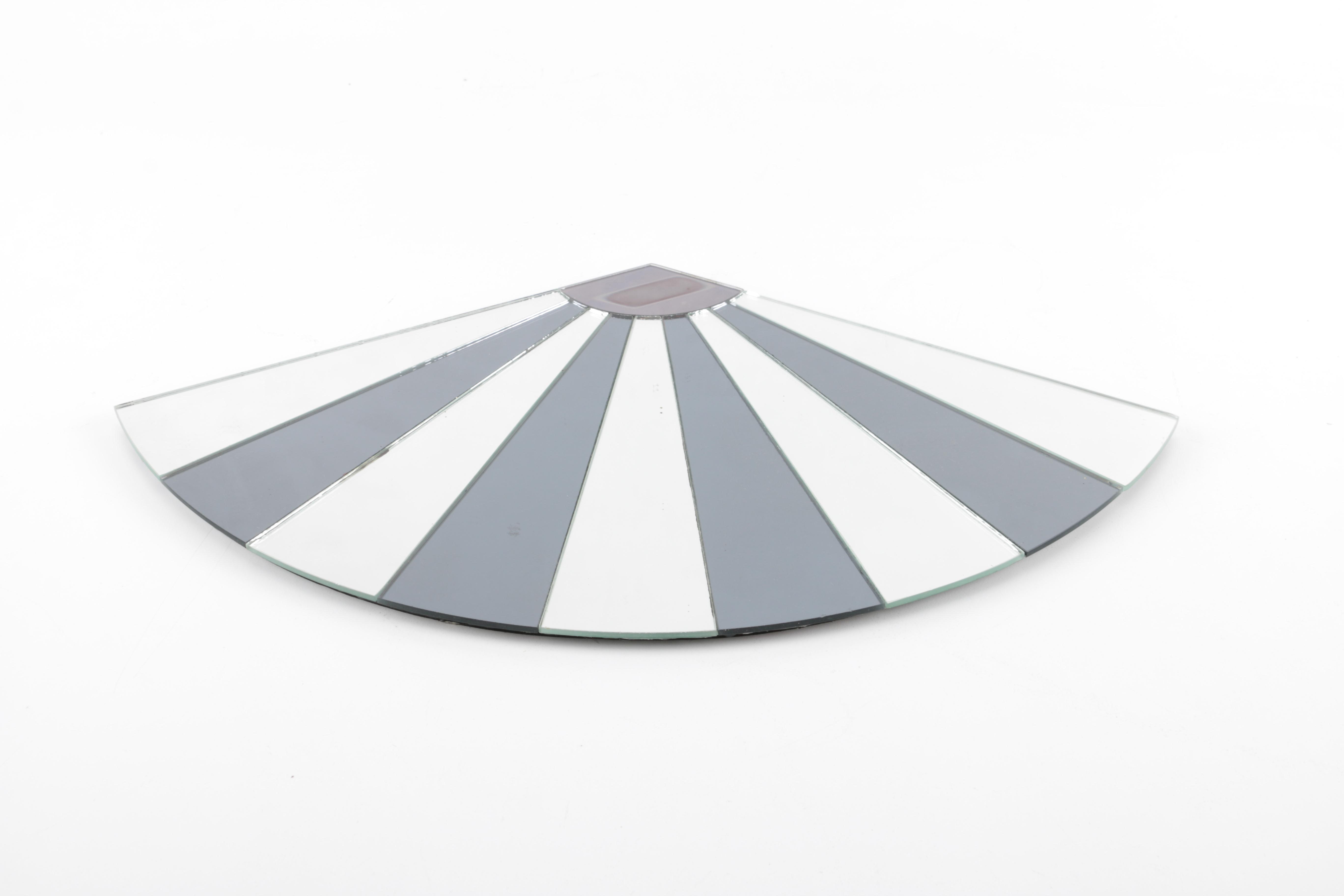 Fan Style Mirrored Wall Hanging