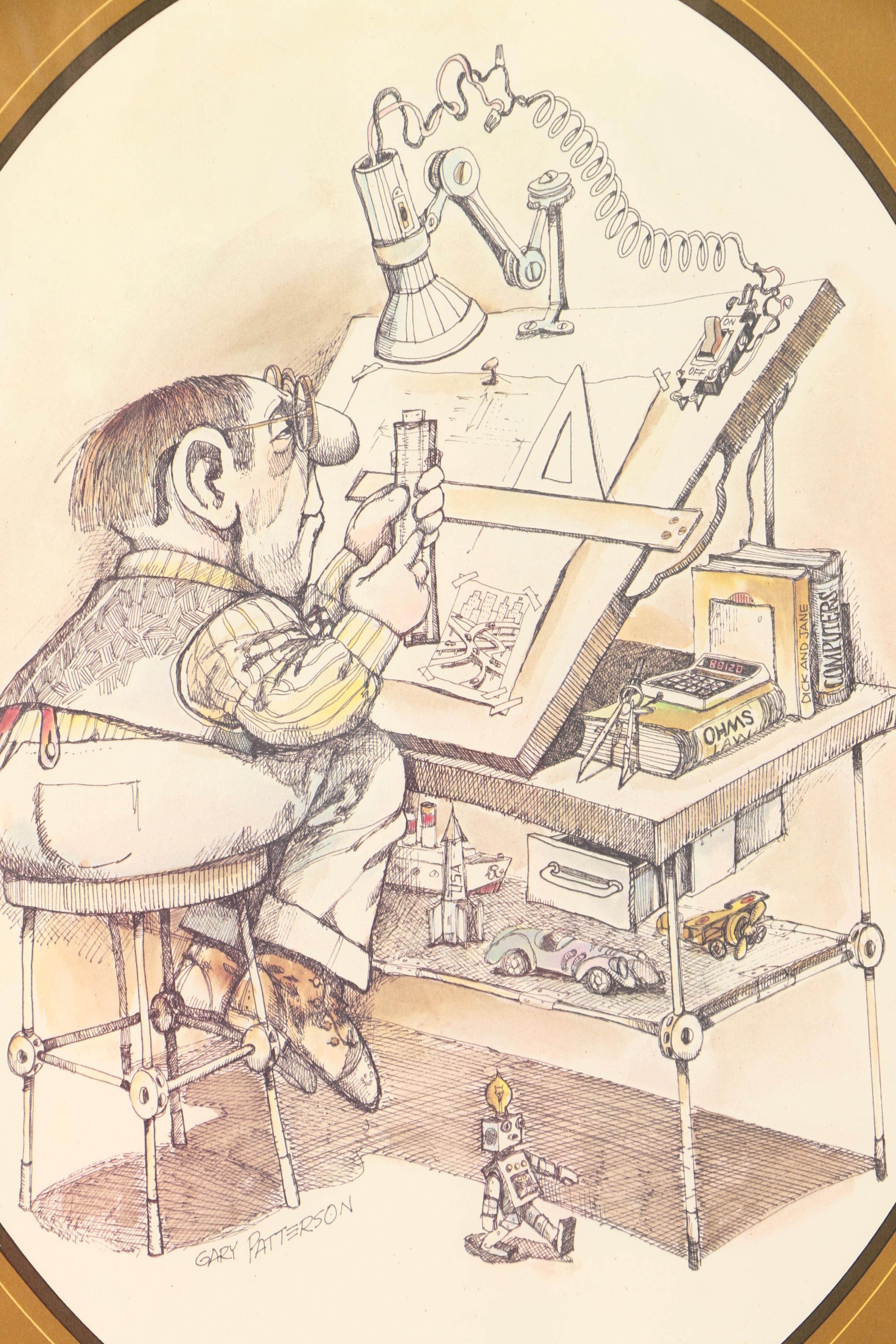 Offset Lithographs after Gary Patterson & Lyonel Feininger