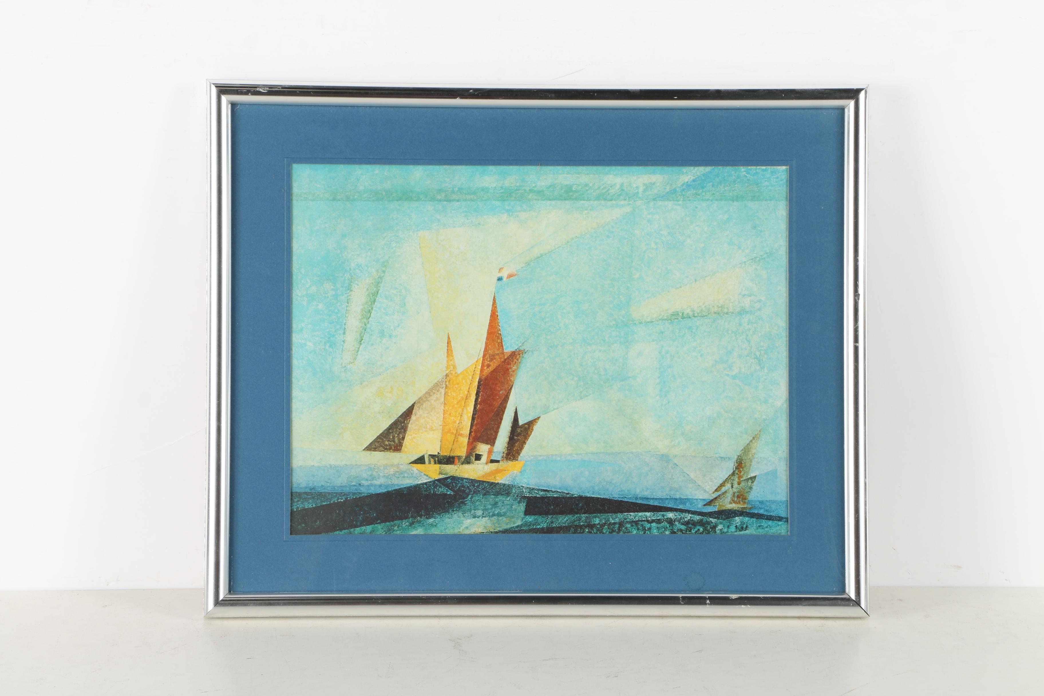 Offset Lithographs after Gary Patterson & Lyonel Feininger