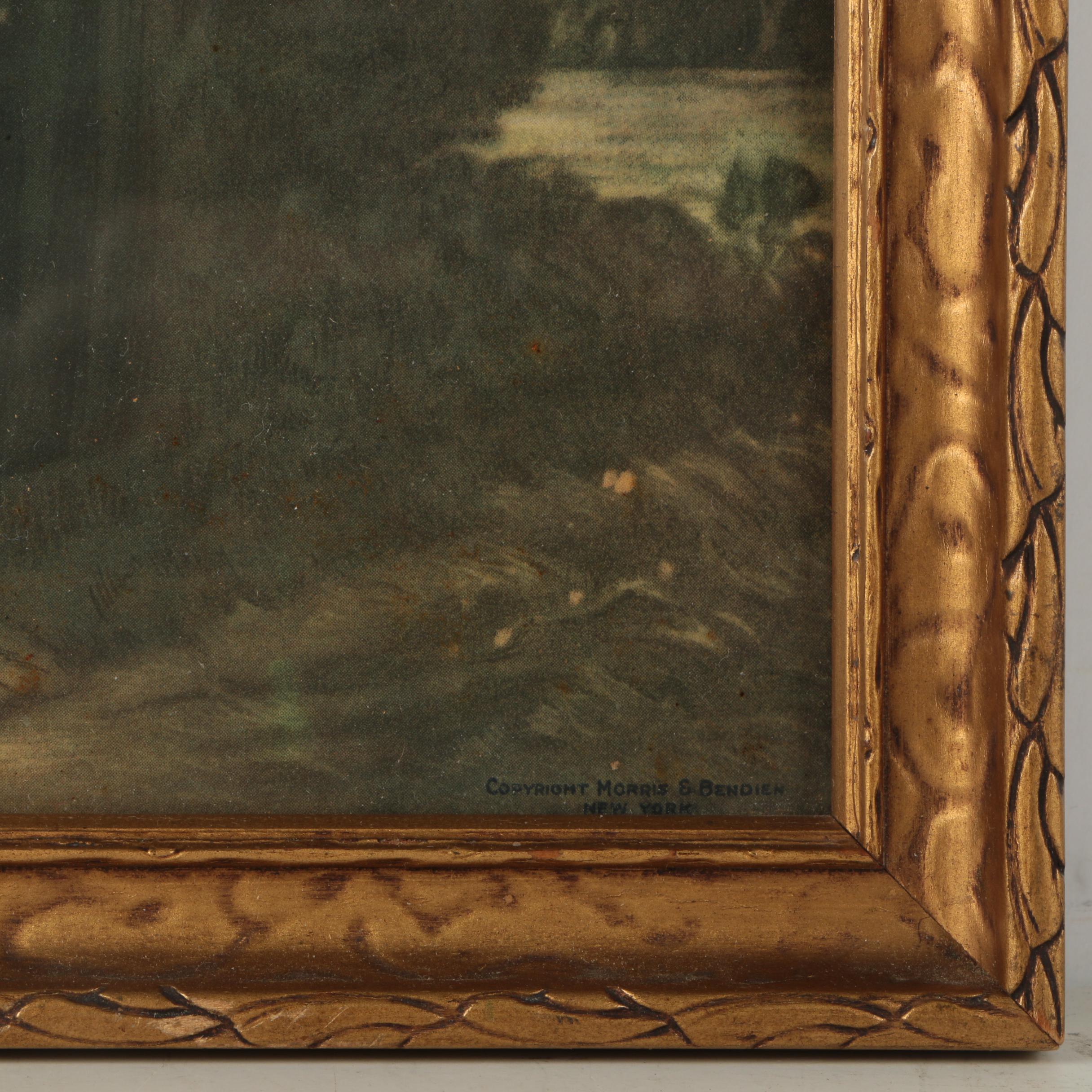 After Thomas Gainsborough Offset Lithograph "Cottage Children"