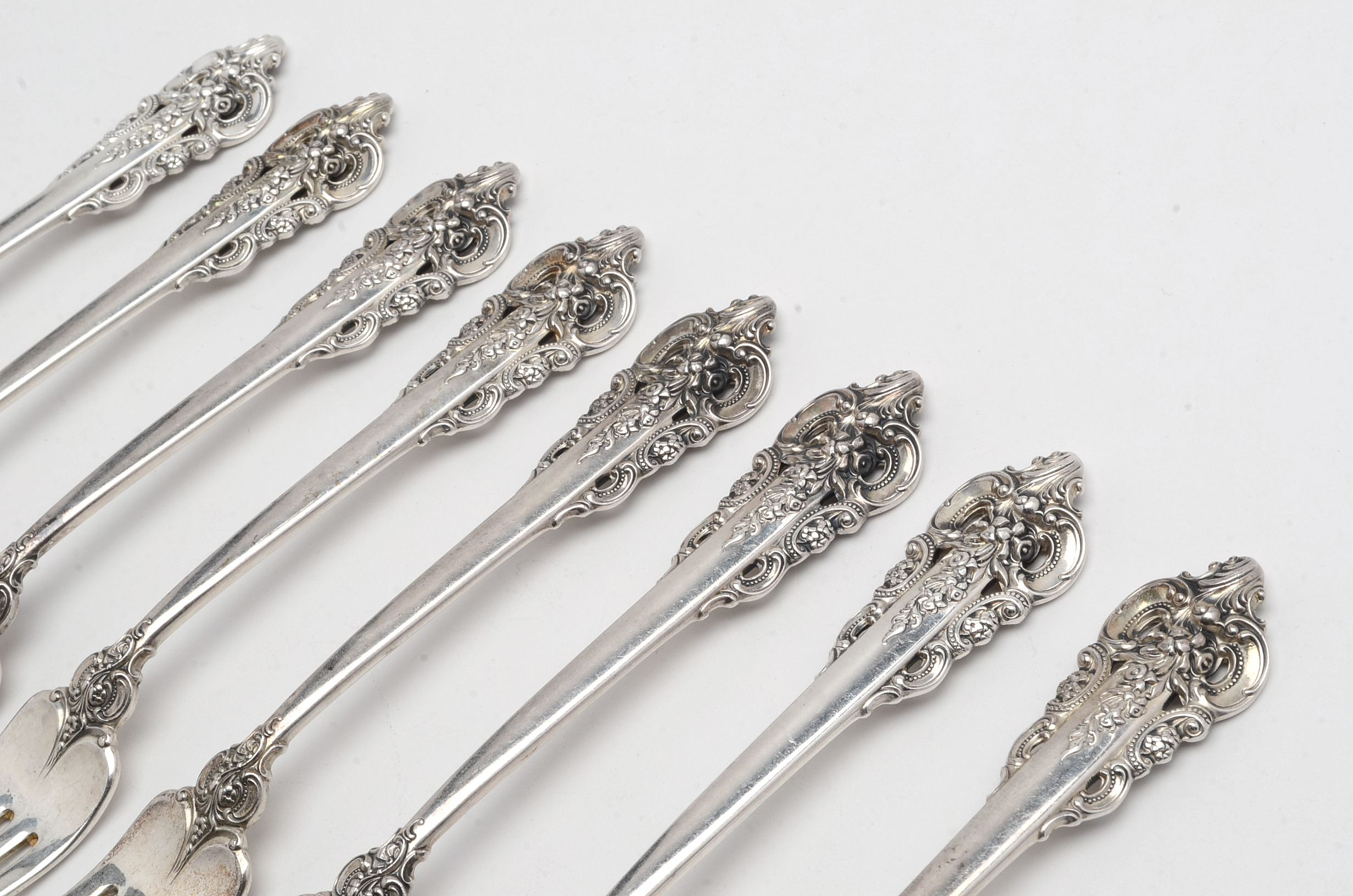 Twenty-Five Pieces of Wallace "Grande Baroque" Sterling Silver Flatware