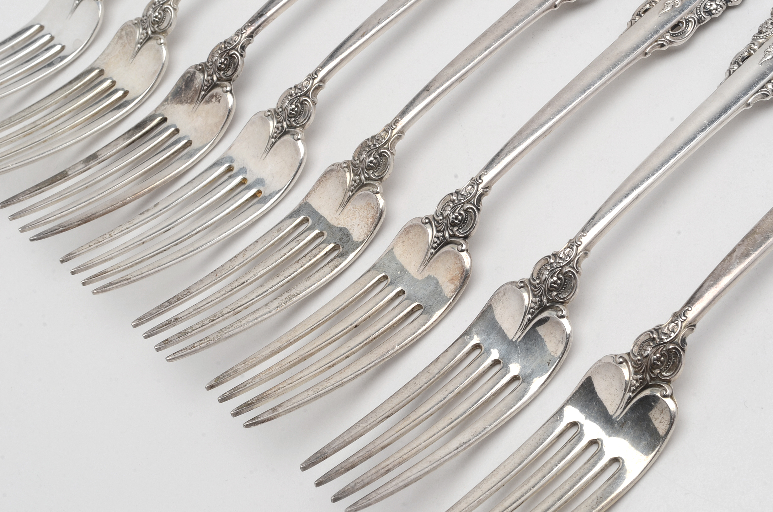 Twenty-Five Pieces of Wallace "Grande Baroque" Sterling Silver Flatware