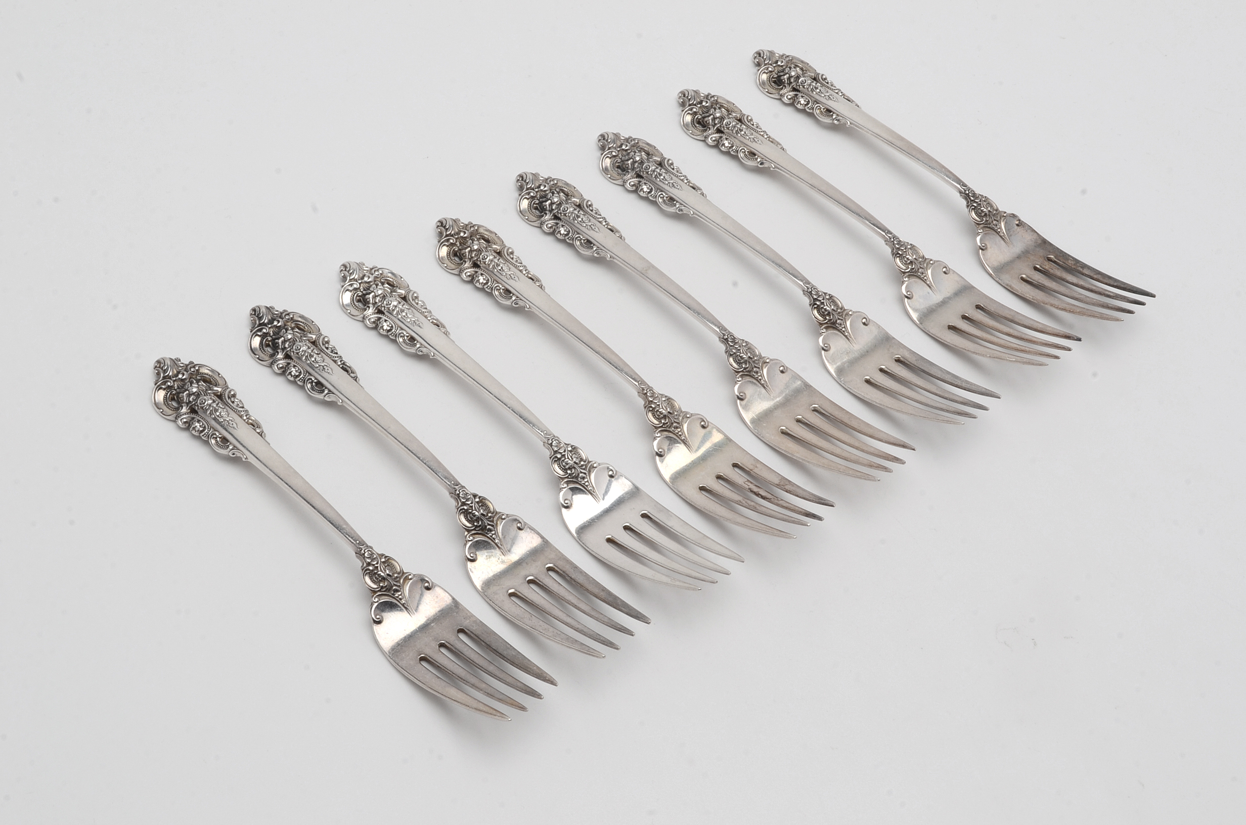 Twenty-Five Pieces of Wallace "Grande Baroque" Sterling Silver Flatware