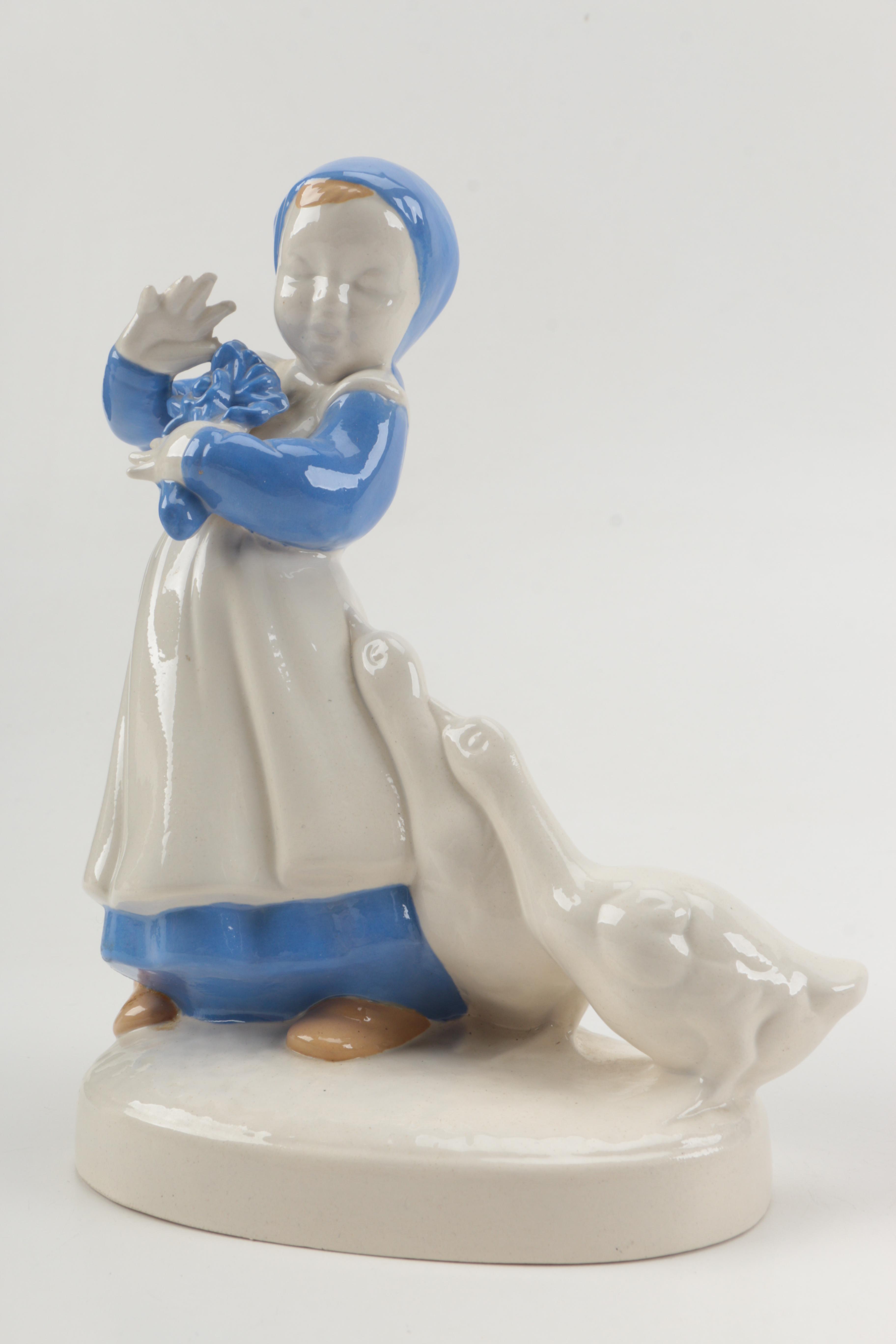 1978 Dutch Style Figurines with Geese