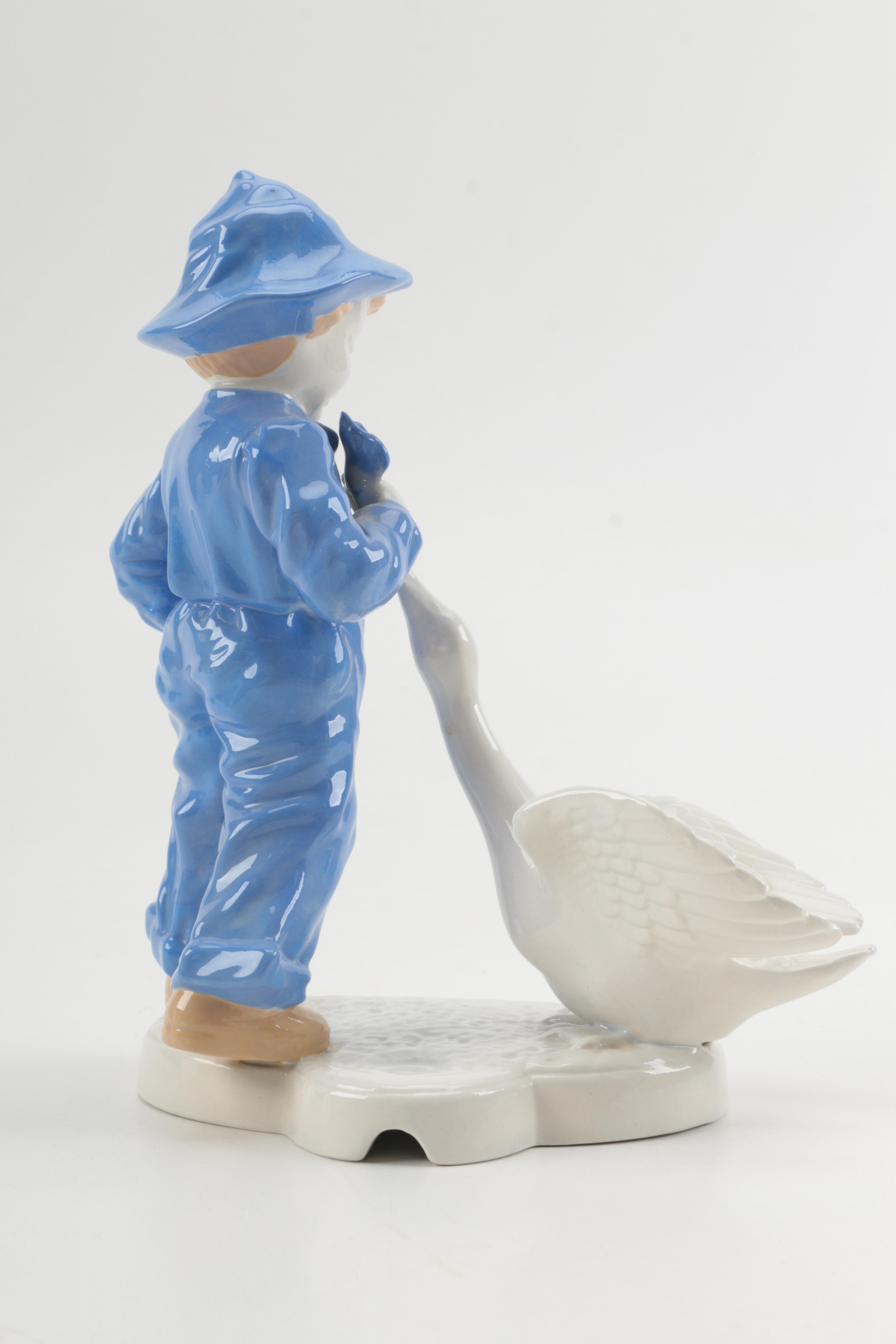 1978 Dutch Style Figurines with Geese