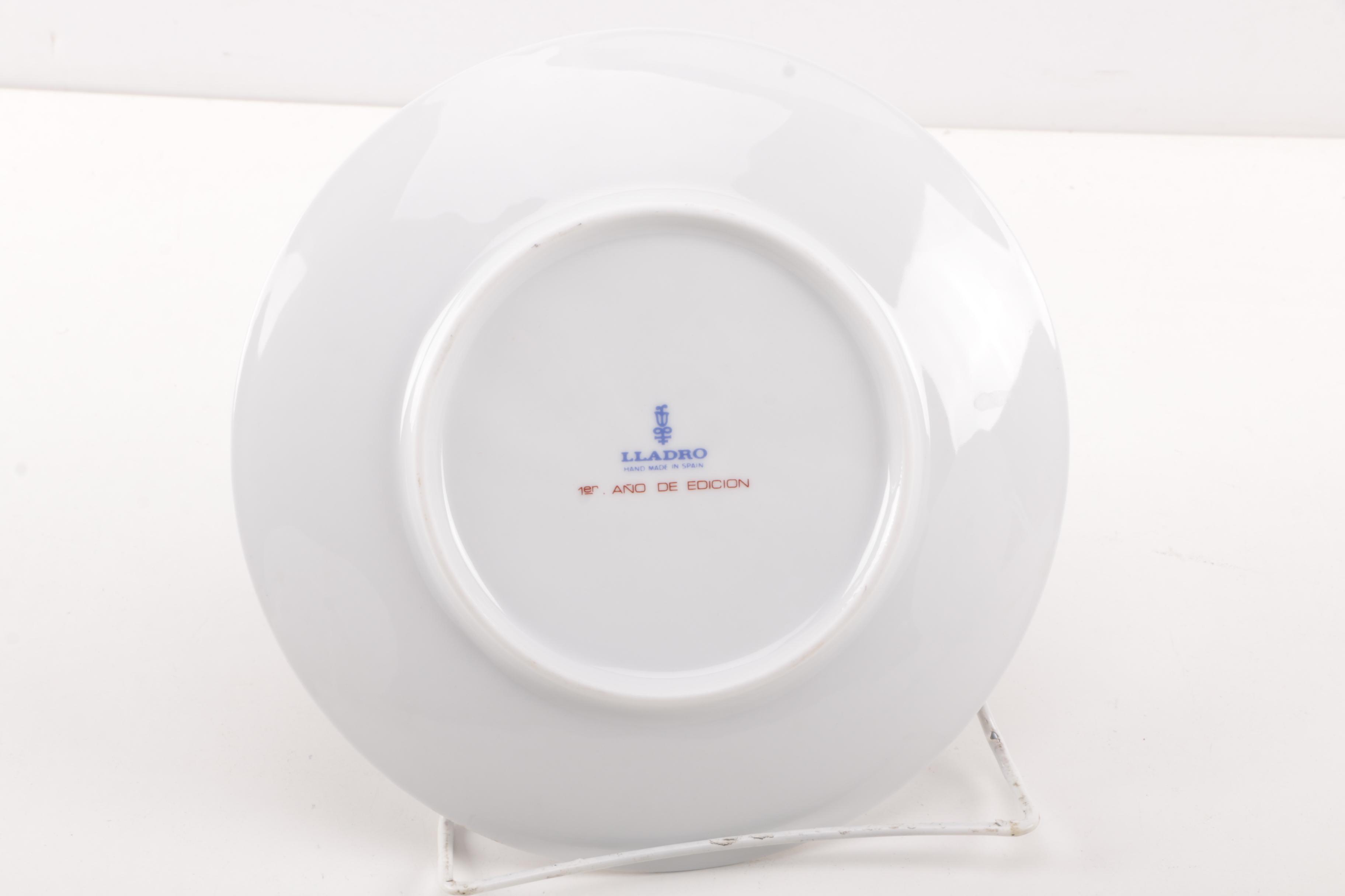 Group of 1971 Lladró Christmas Christmas Plates