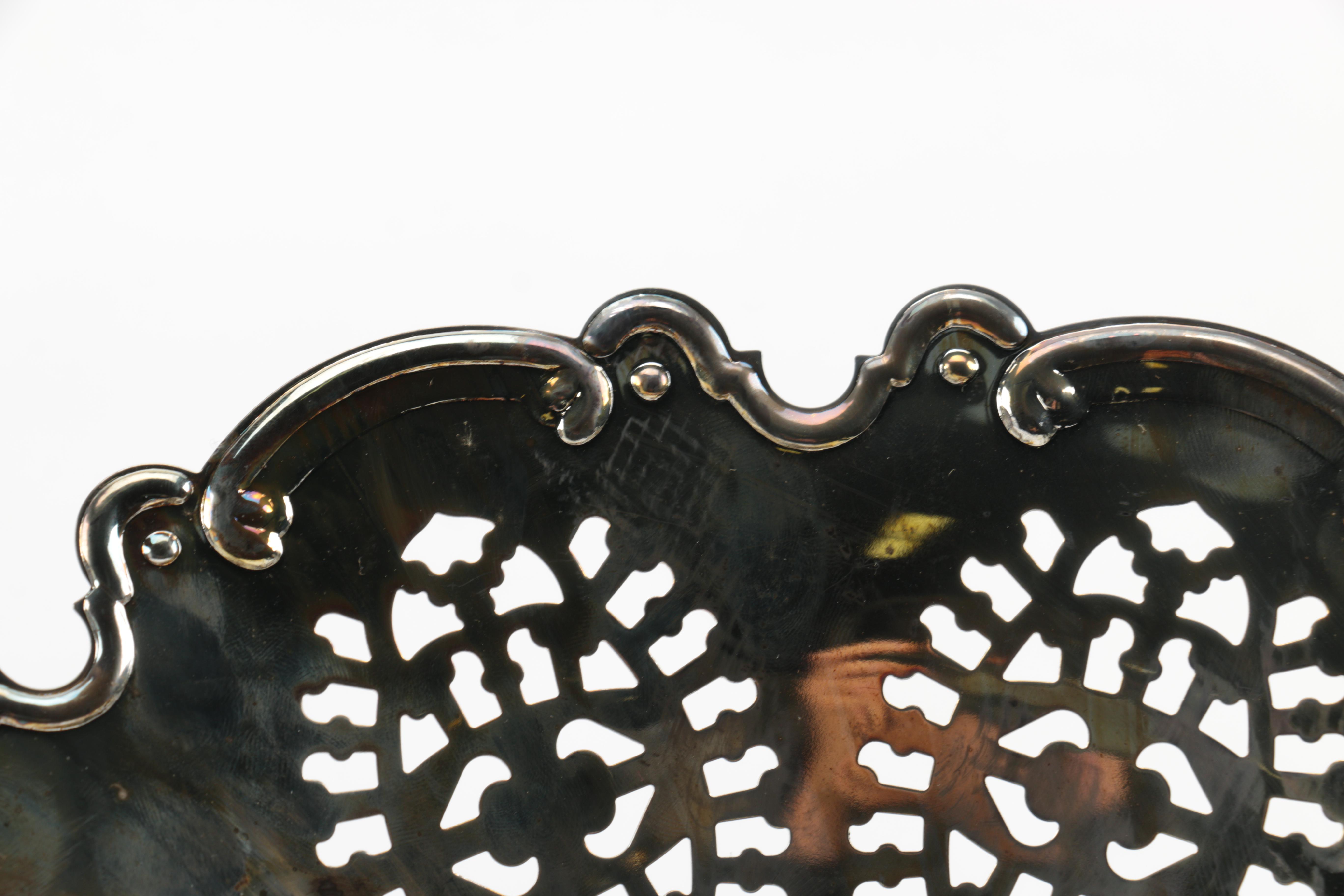 Godinger Silver Plate Swing Handled Basket