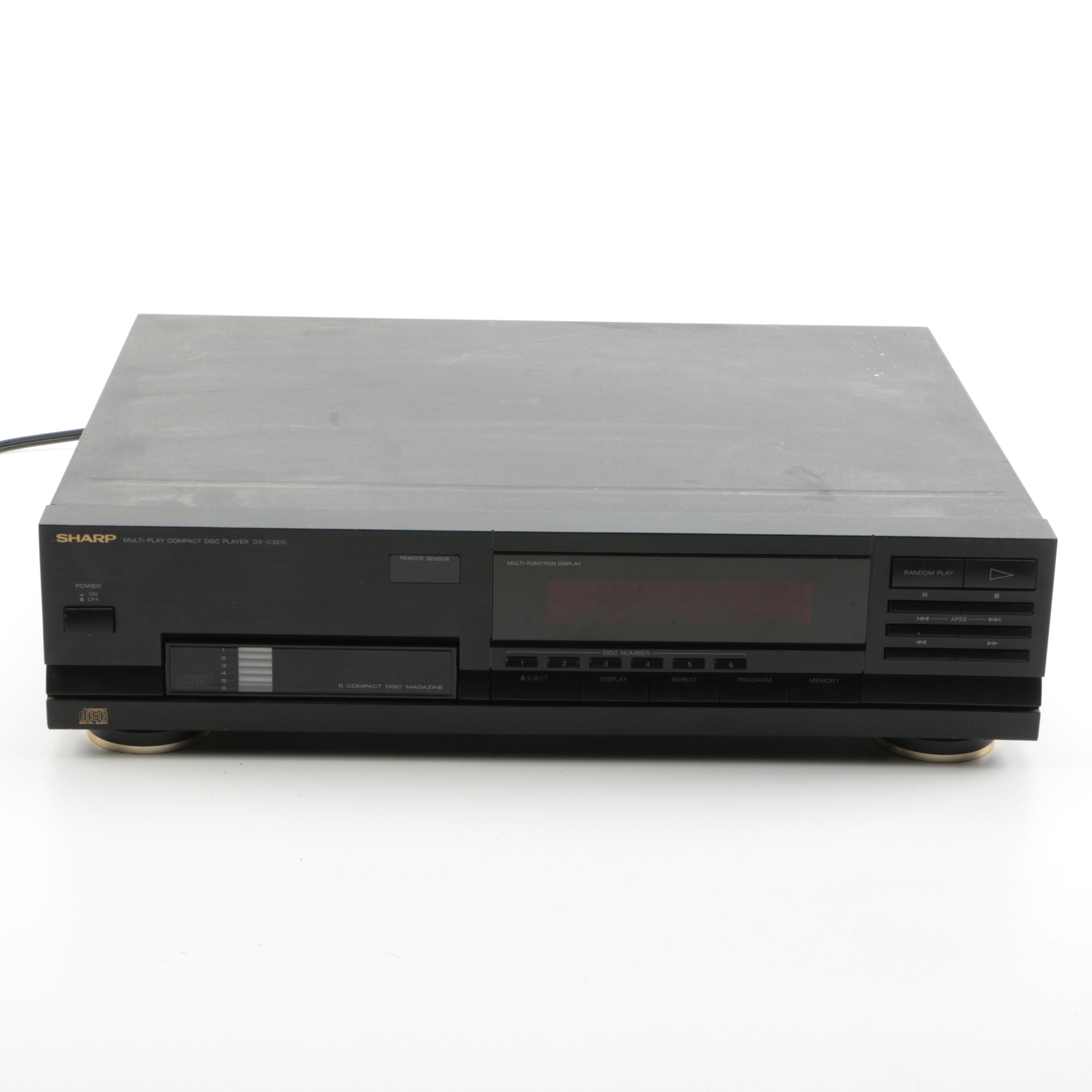 Sharp Multi-Disc CD Player