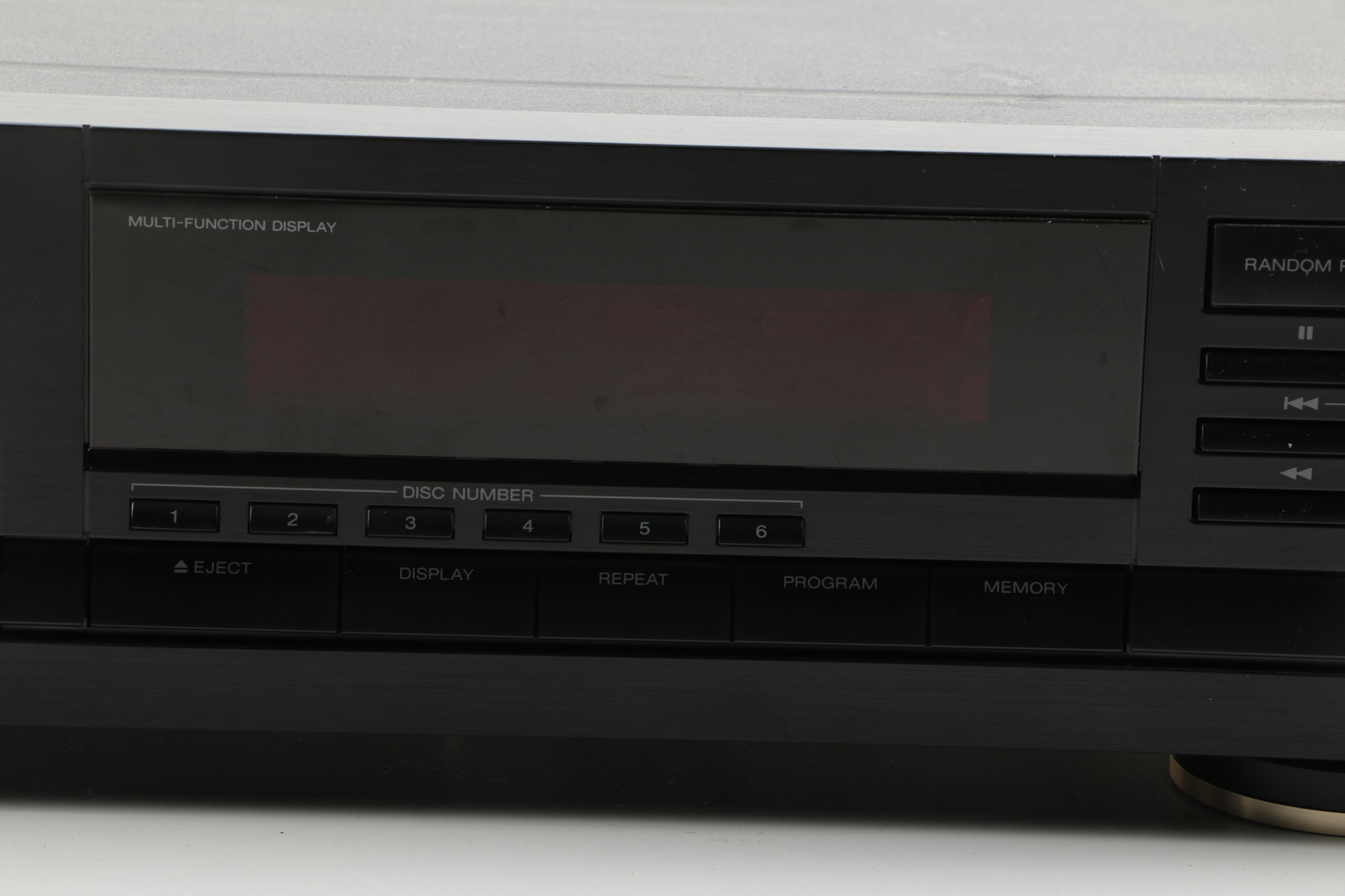 Sharp Multi-Disc CD Player