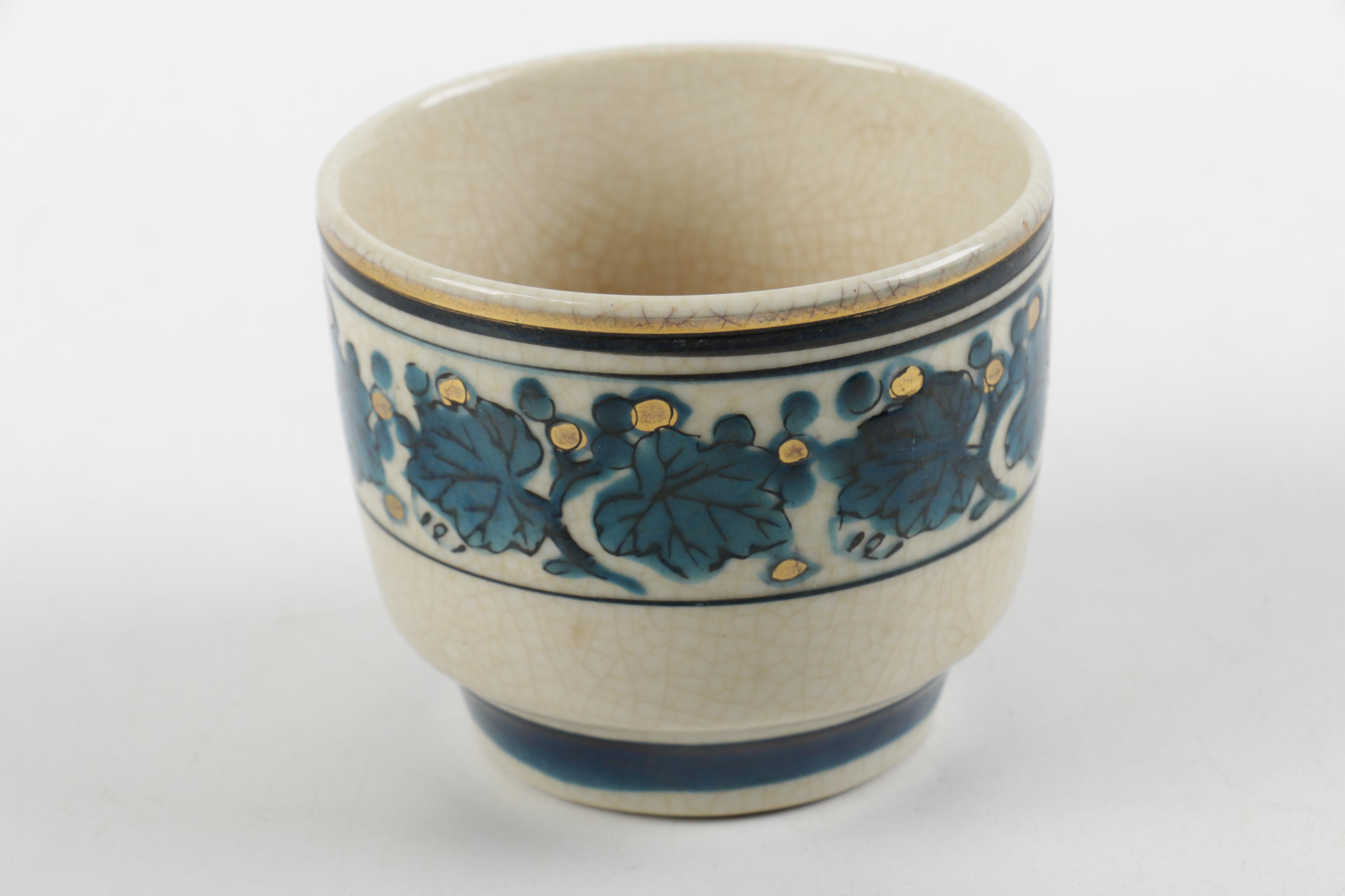 Collection of Five Ceramic Cups