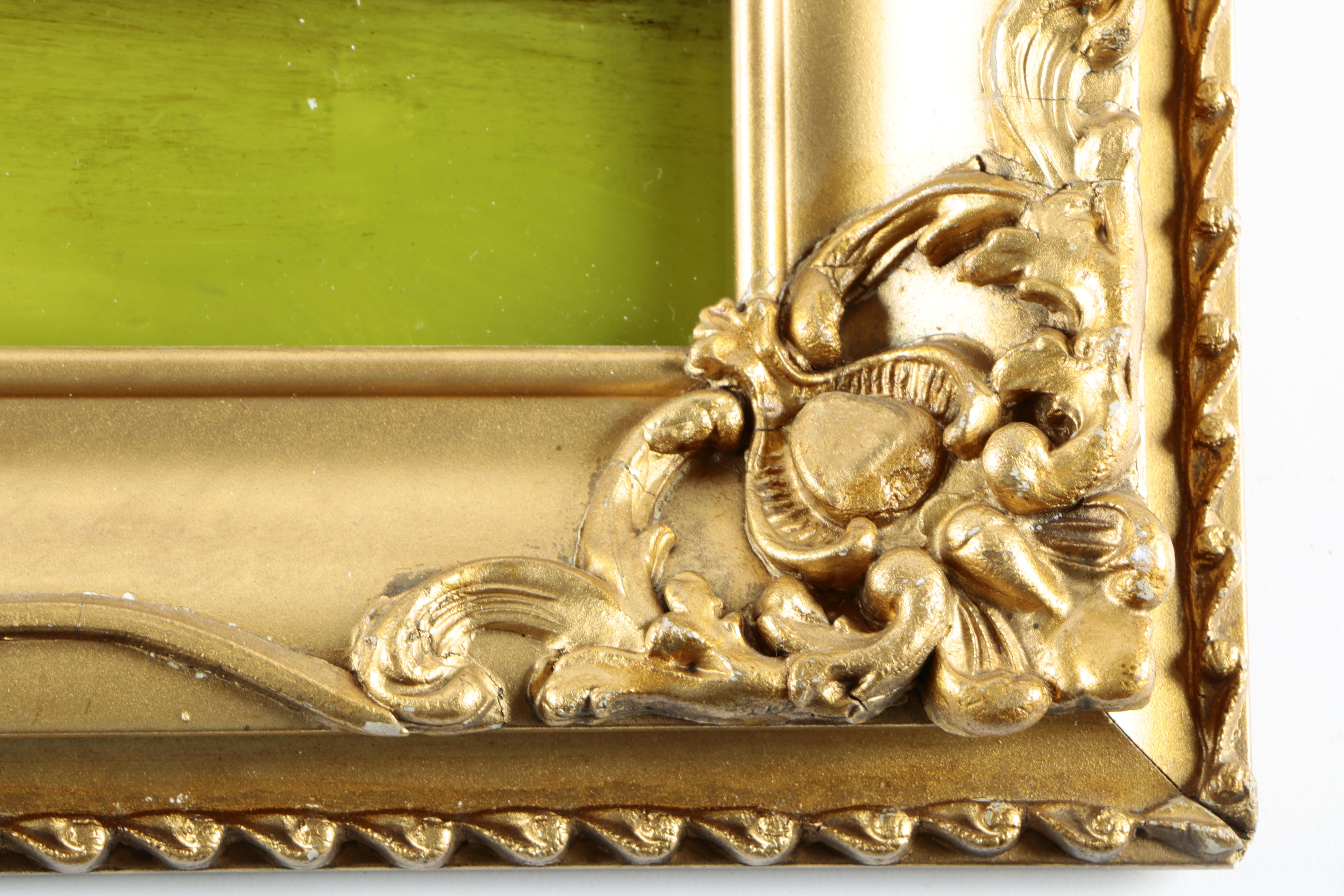 Trio of Reverse Oil Paintings on Glass