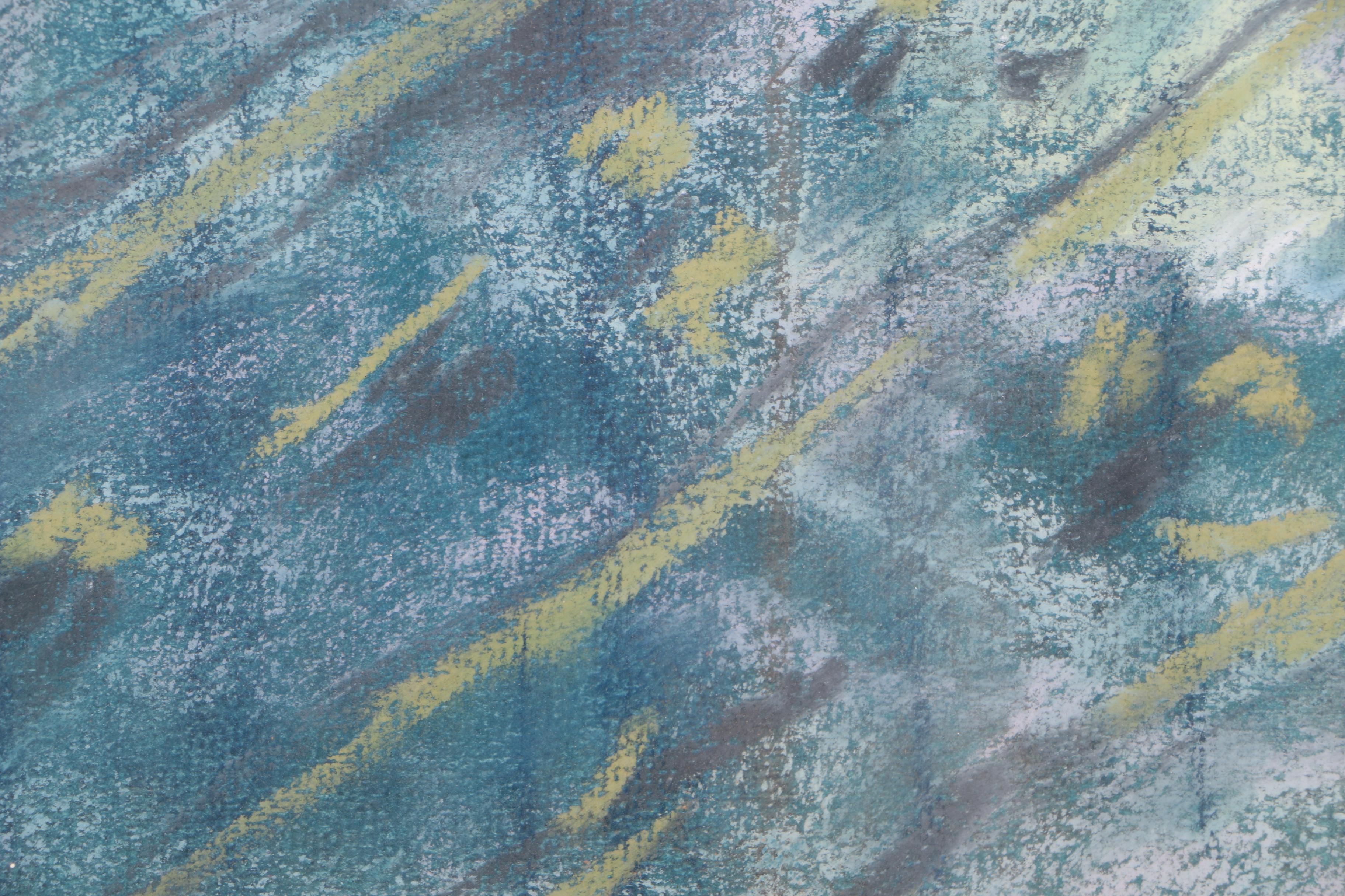 Lola Henderson Pastel Drawing on Paper Floral Still Life