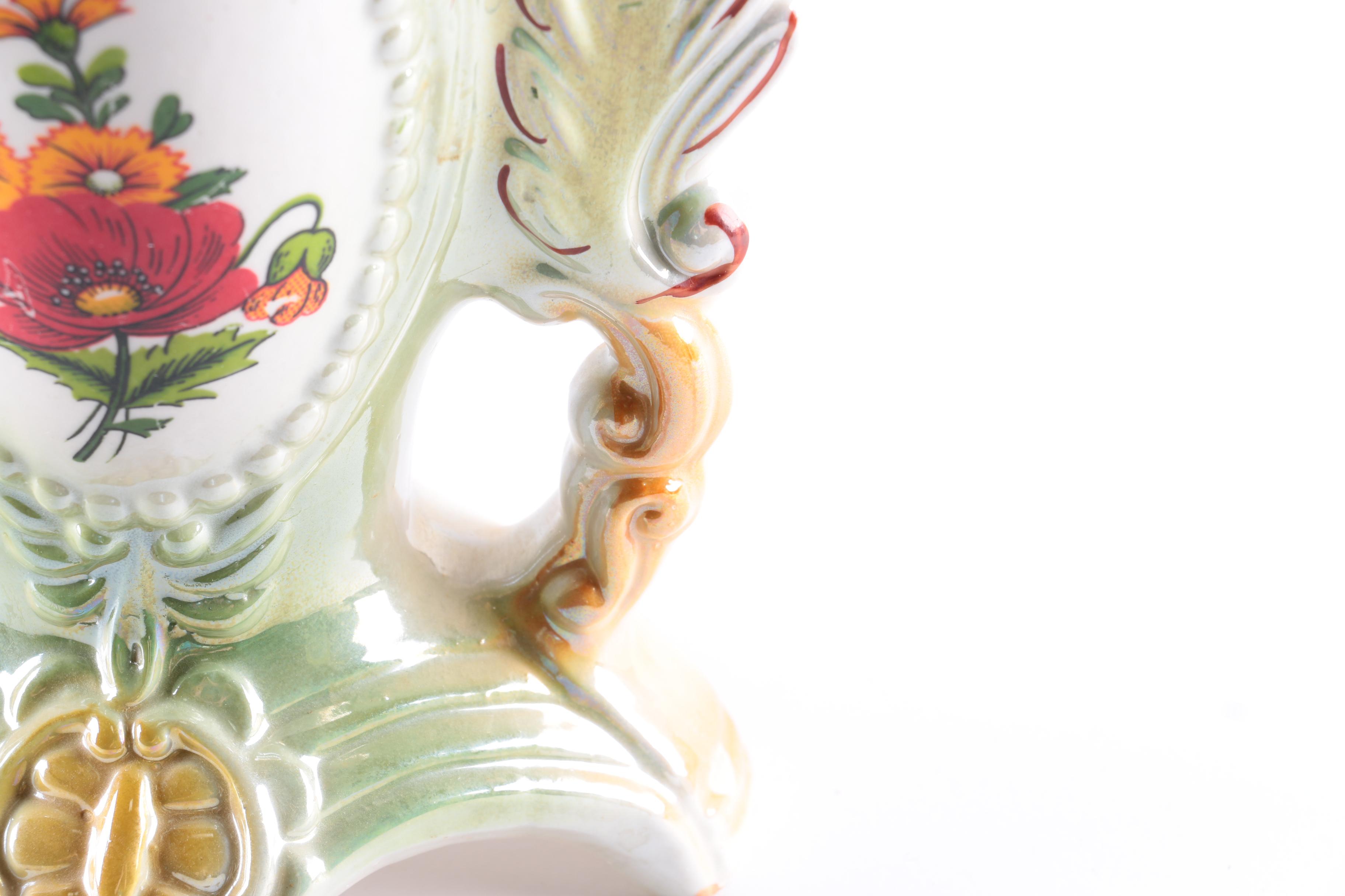 Hand-Painted Porcelain Vases