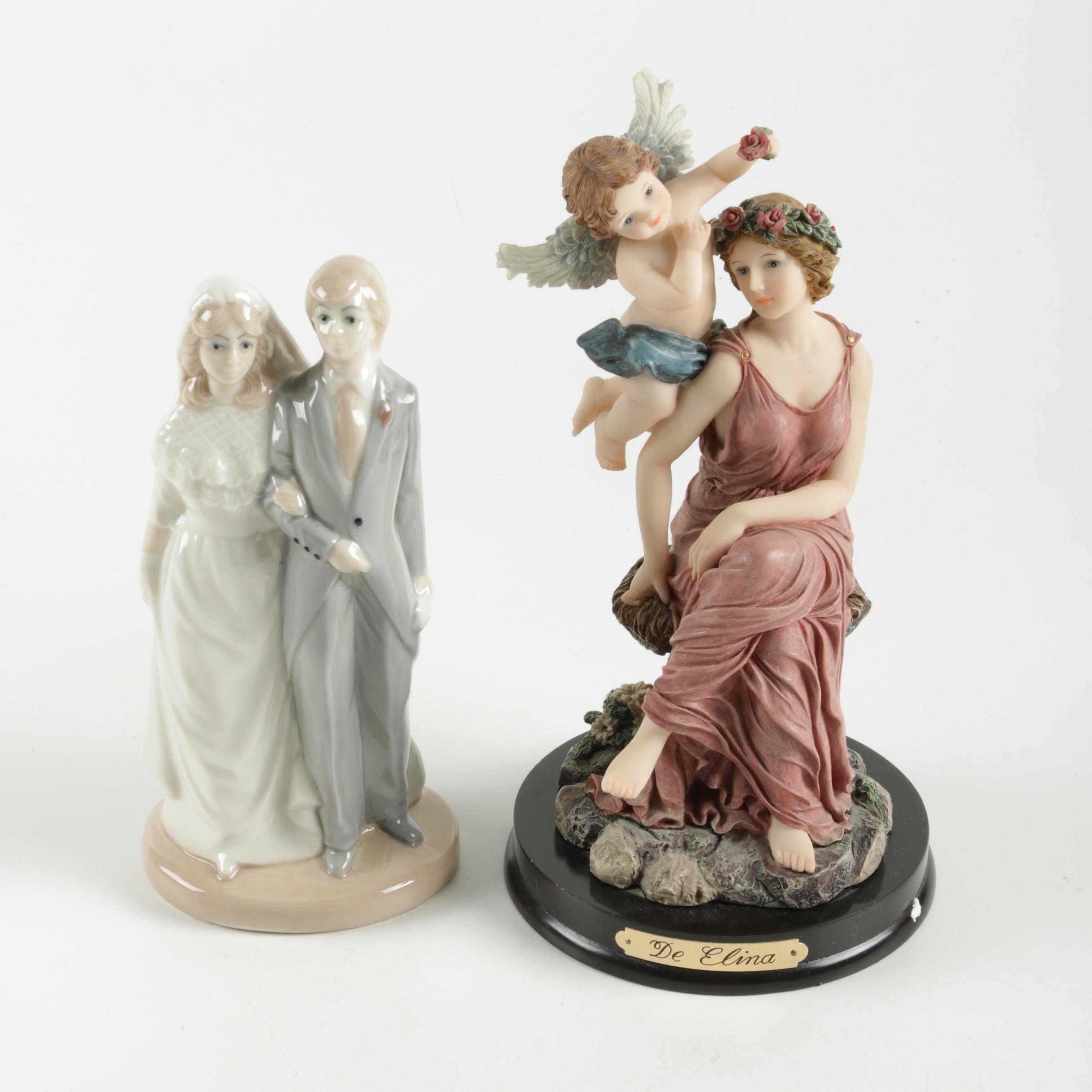 Pair of Ceramic Figurines