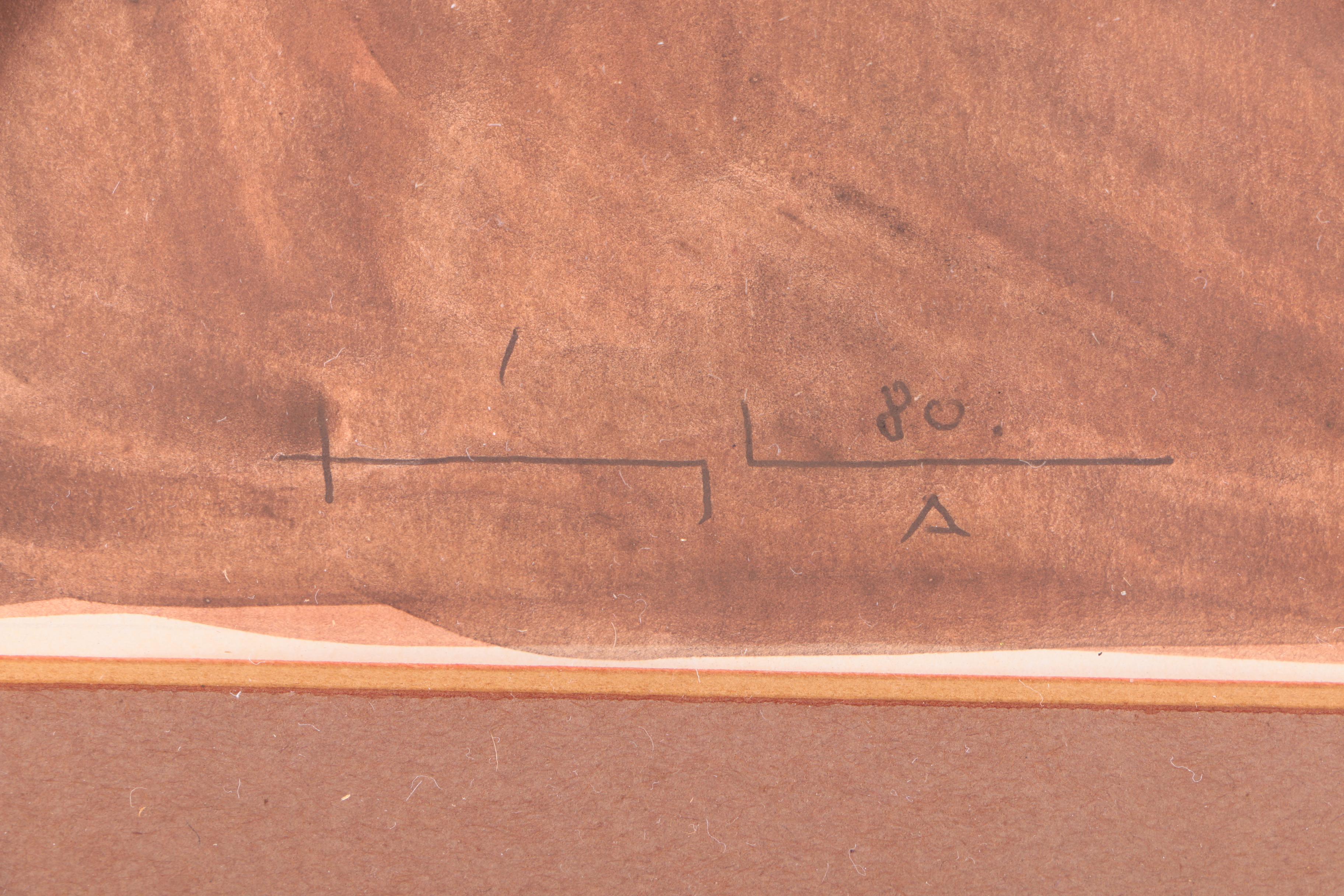 Gouache Painting of a Floral Still Life