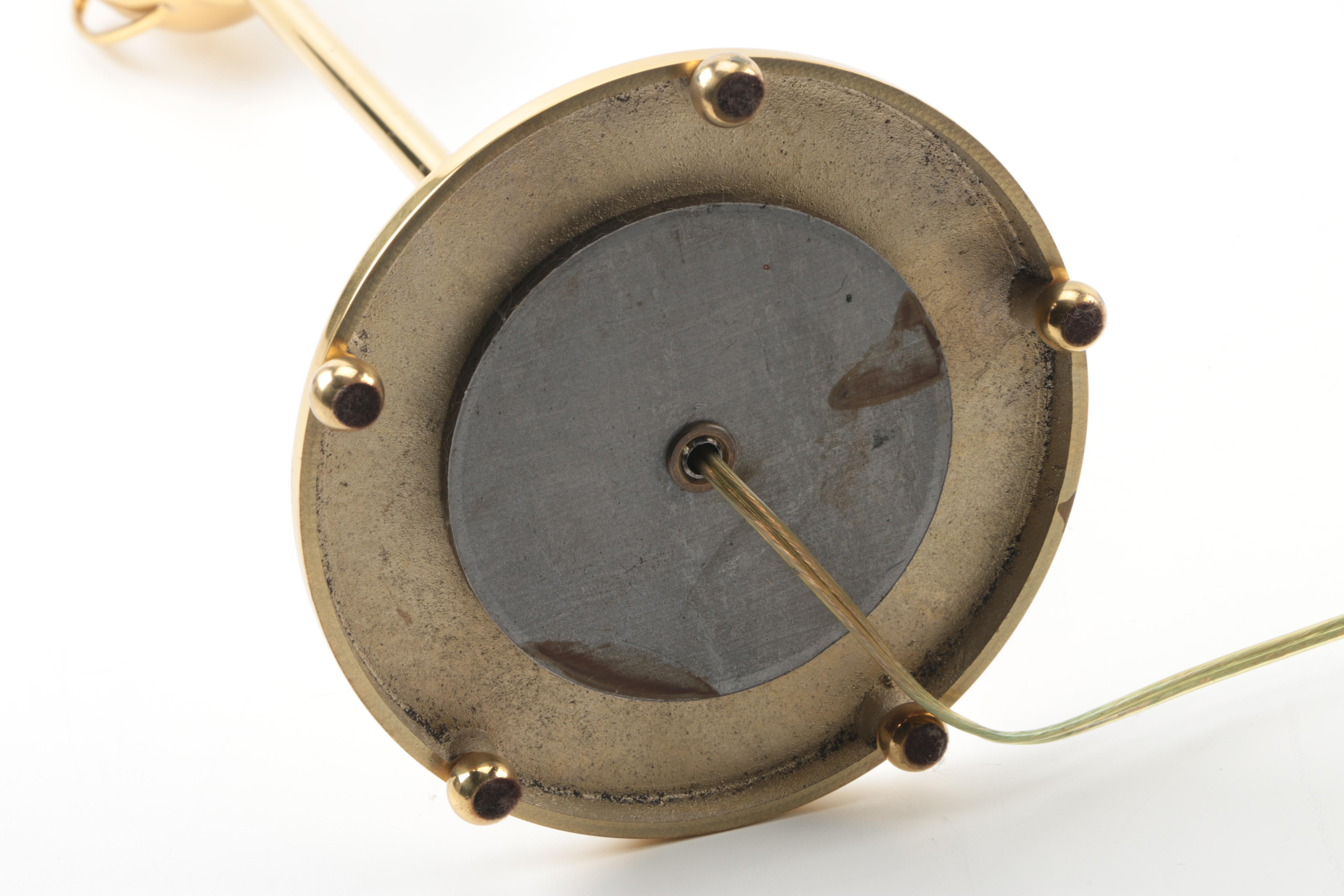 Amphora Shaped Gold Tone Floor Lamp