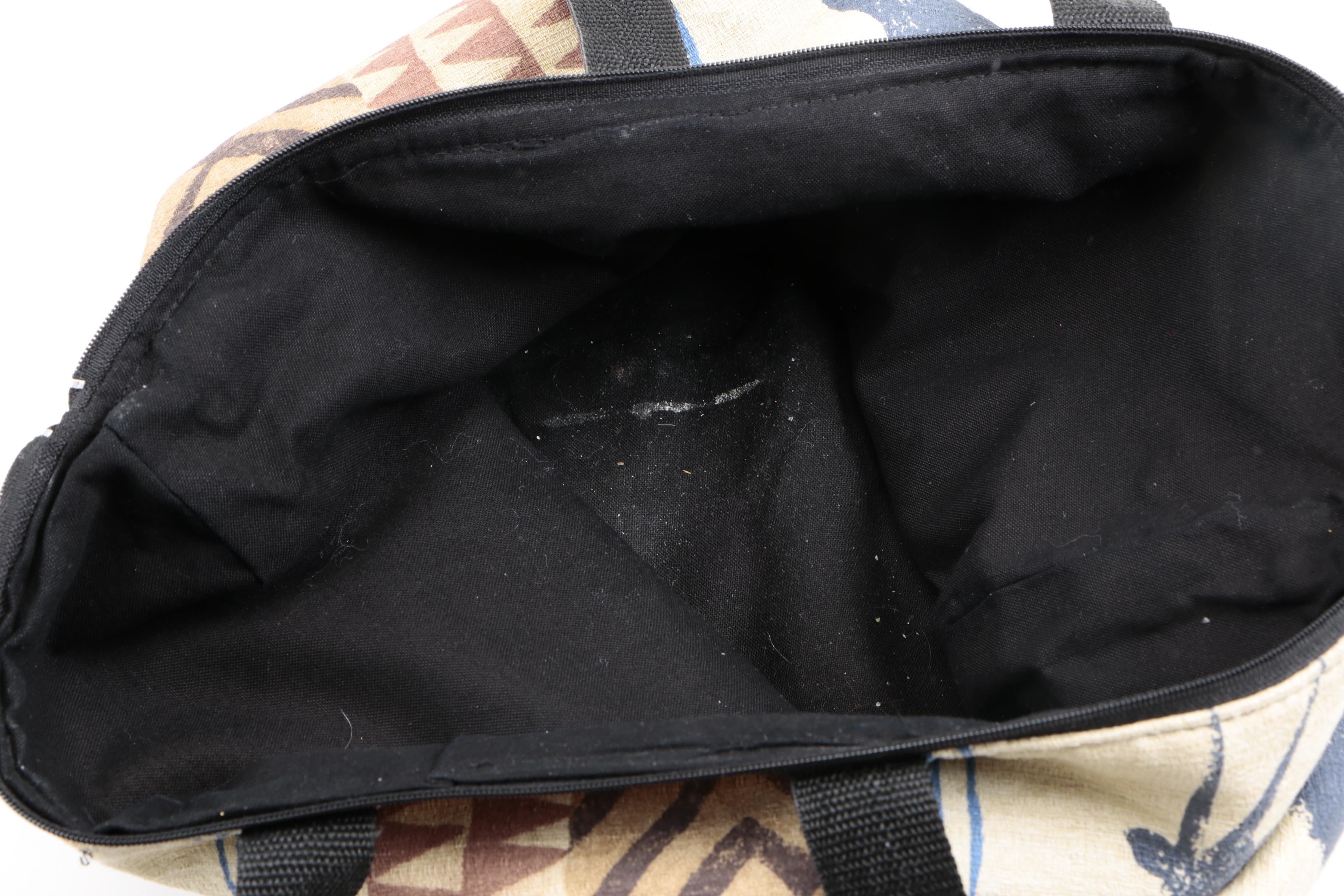 Bruno Magli Faux Shearling Ankle Boots and Tote Bag