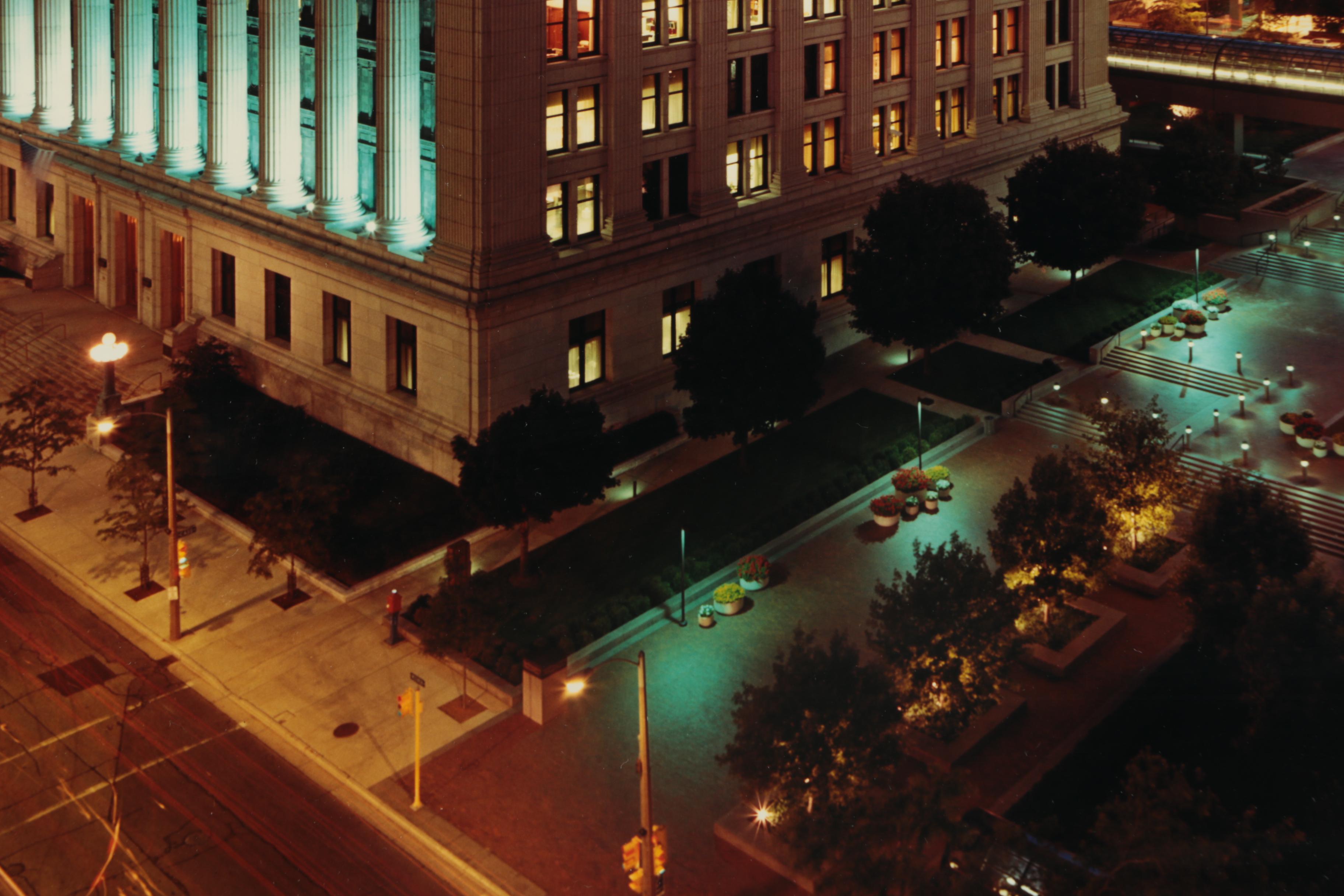 Digital Photograph of Nighttime Cityscape