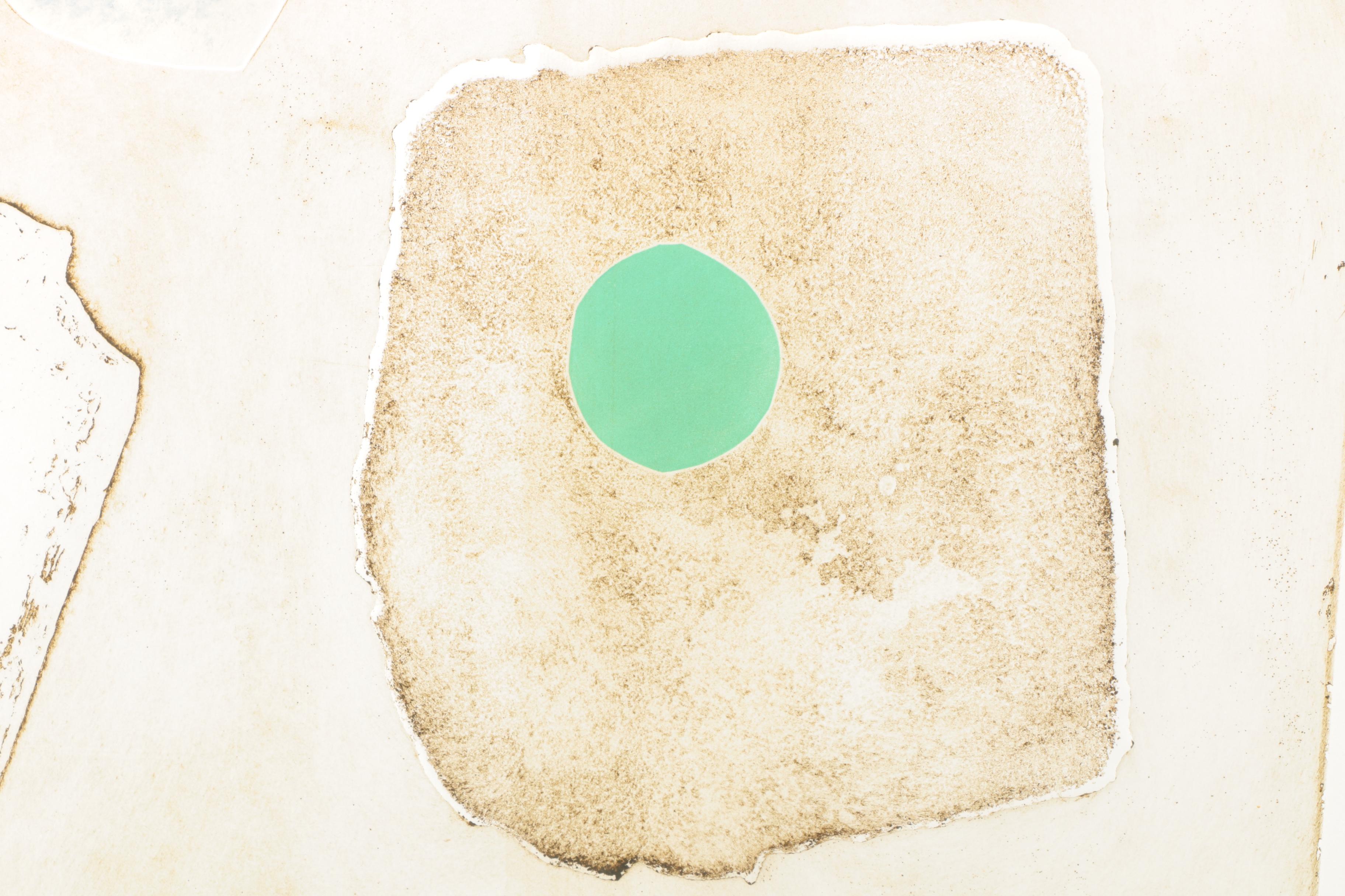 Signed Aquatint Etching with Collagraphy Elements on Paper