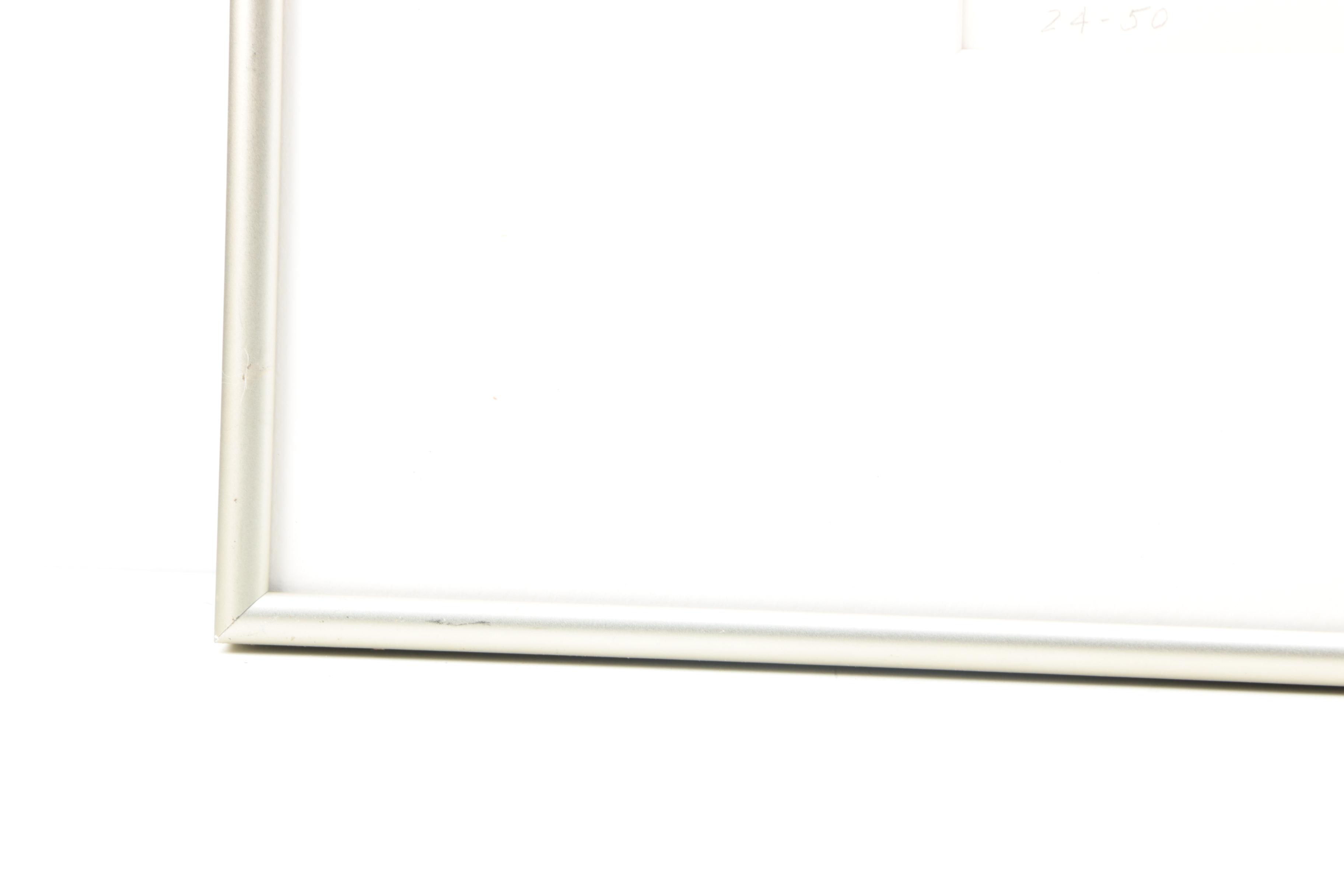 Signed Aquatint Etching with Collagraphy Elements on Paper