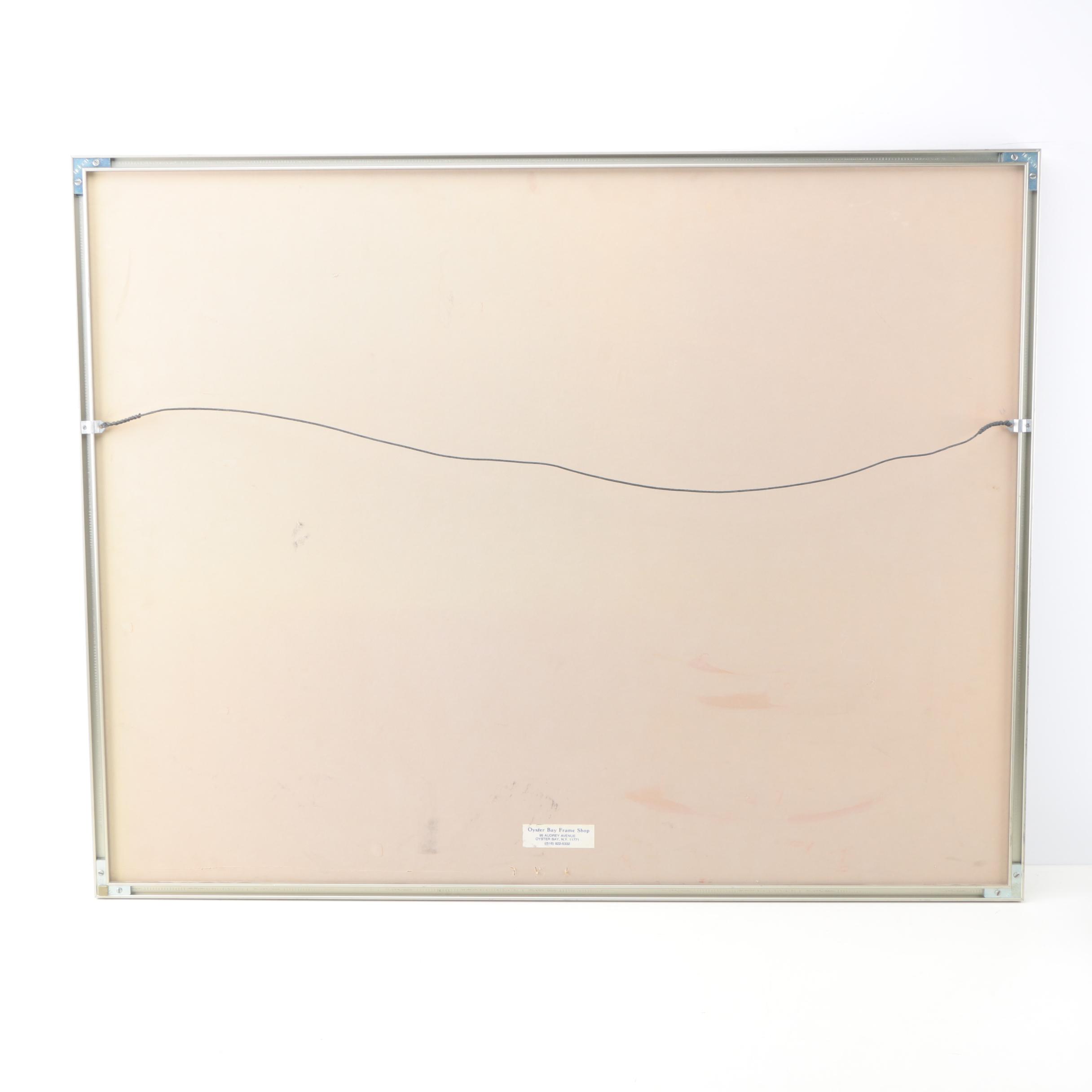 Signed Aquatint Etching with Collagraphy Elements on Paper